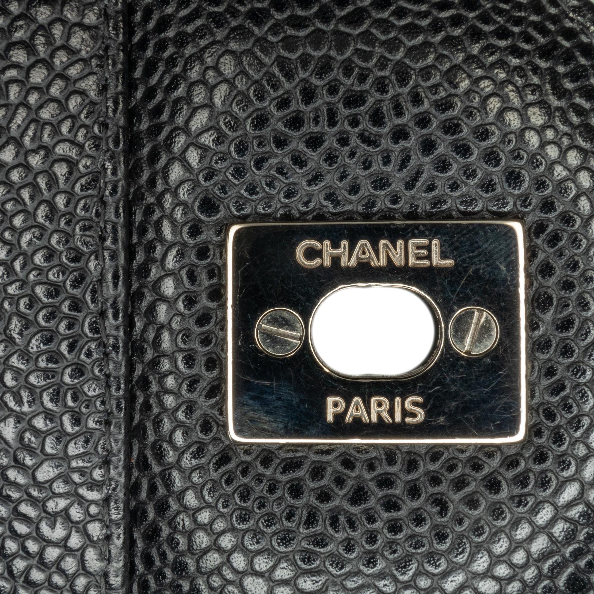 Chanel Black Jumbo Classic Caviar Double Flap