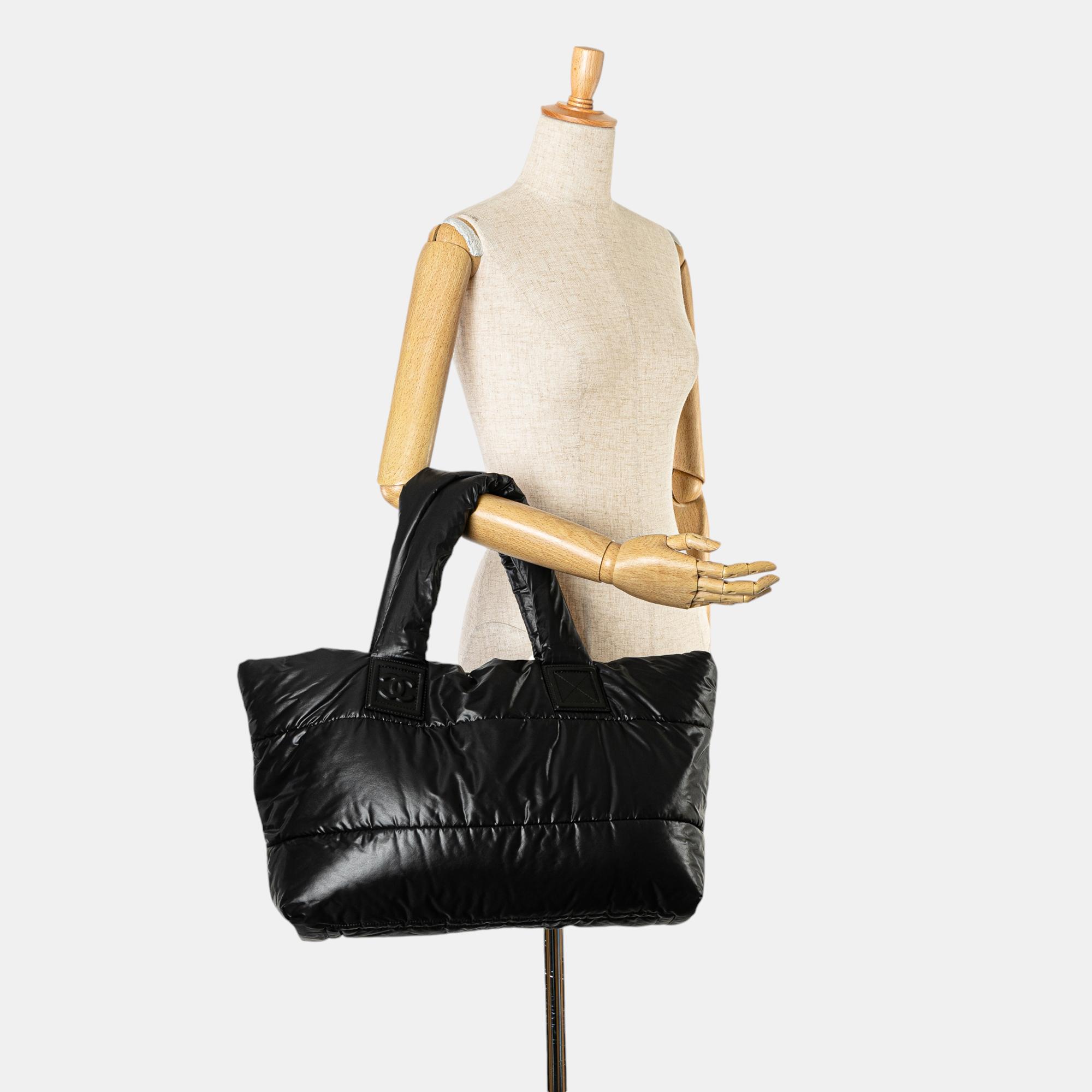 Chanel Black Medium Coco Cocoon Reversible Tote