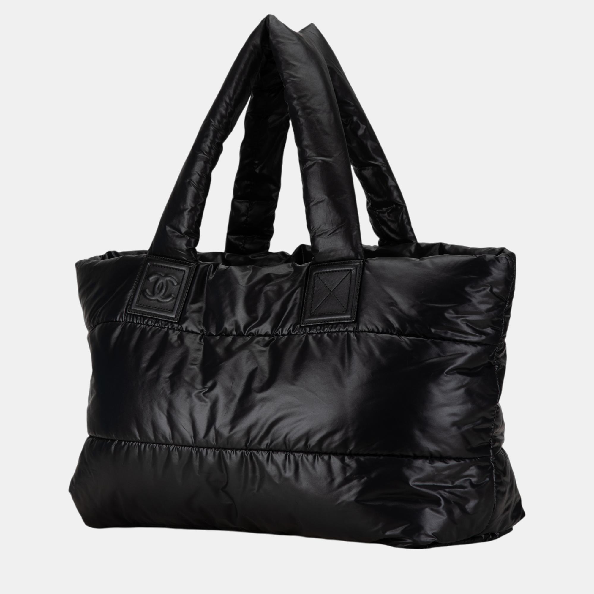 Chanel Black Medium Coco Cocoon Reversible Tote