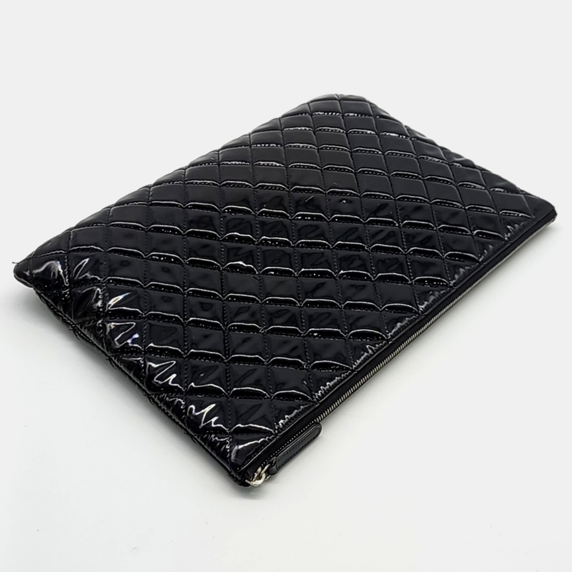 Chanel Patent Large Clutch