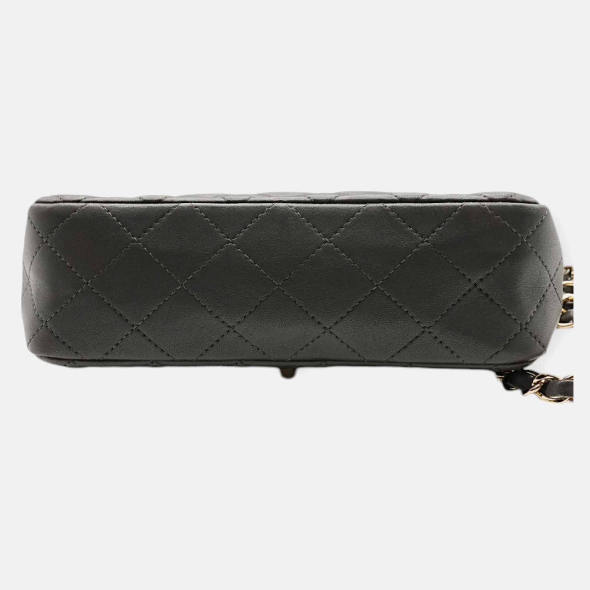 Chanel Grey Classic Flap Mini Bag