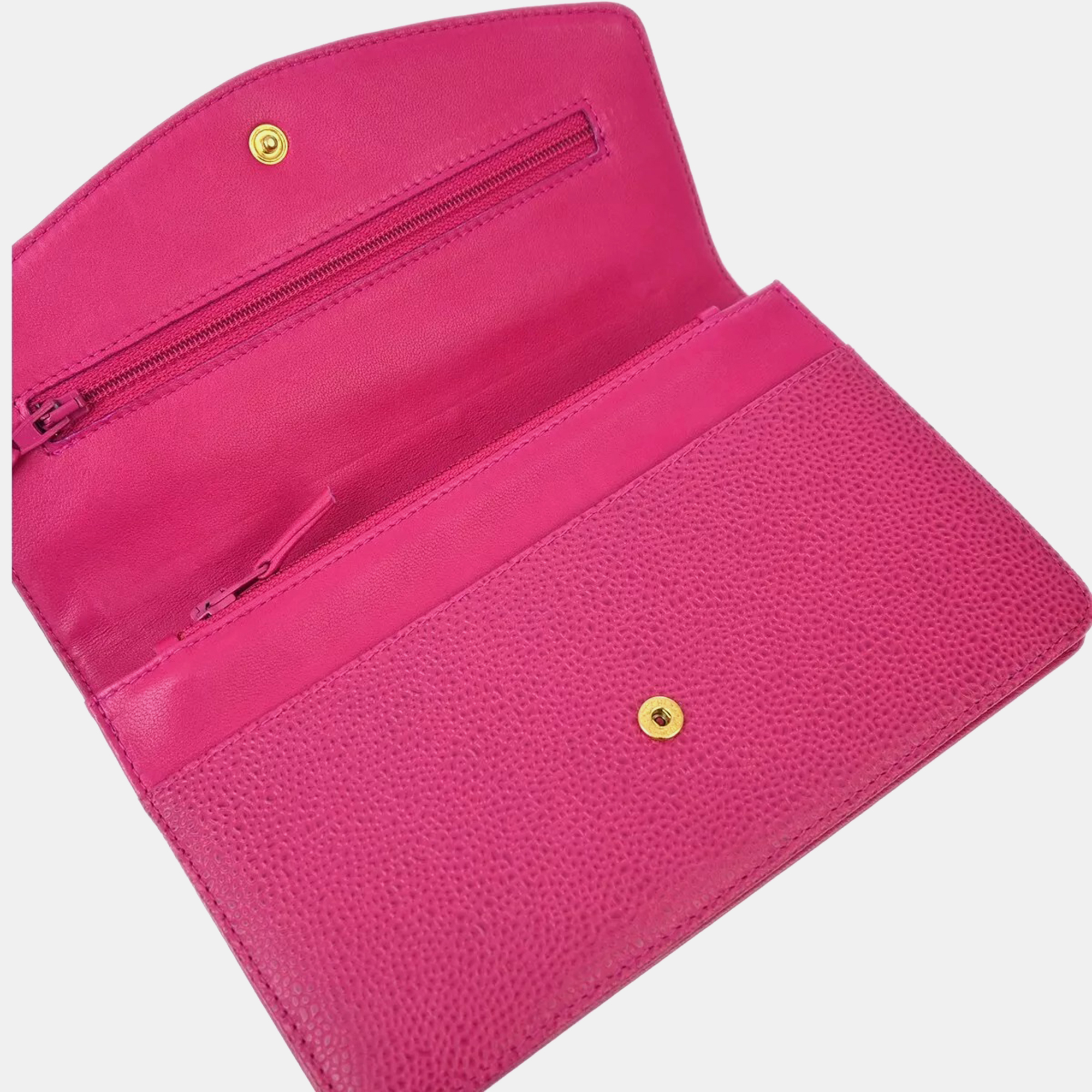 Chanel Pink Calfskin Wallet