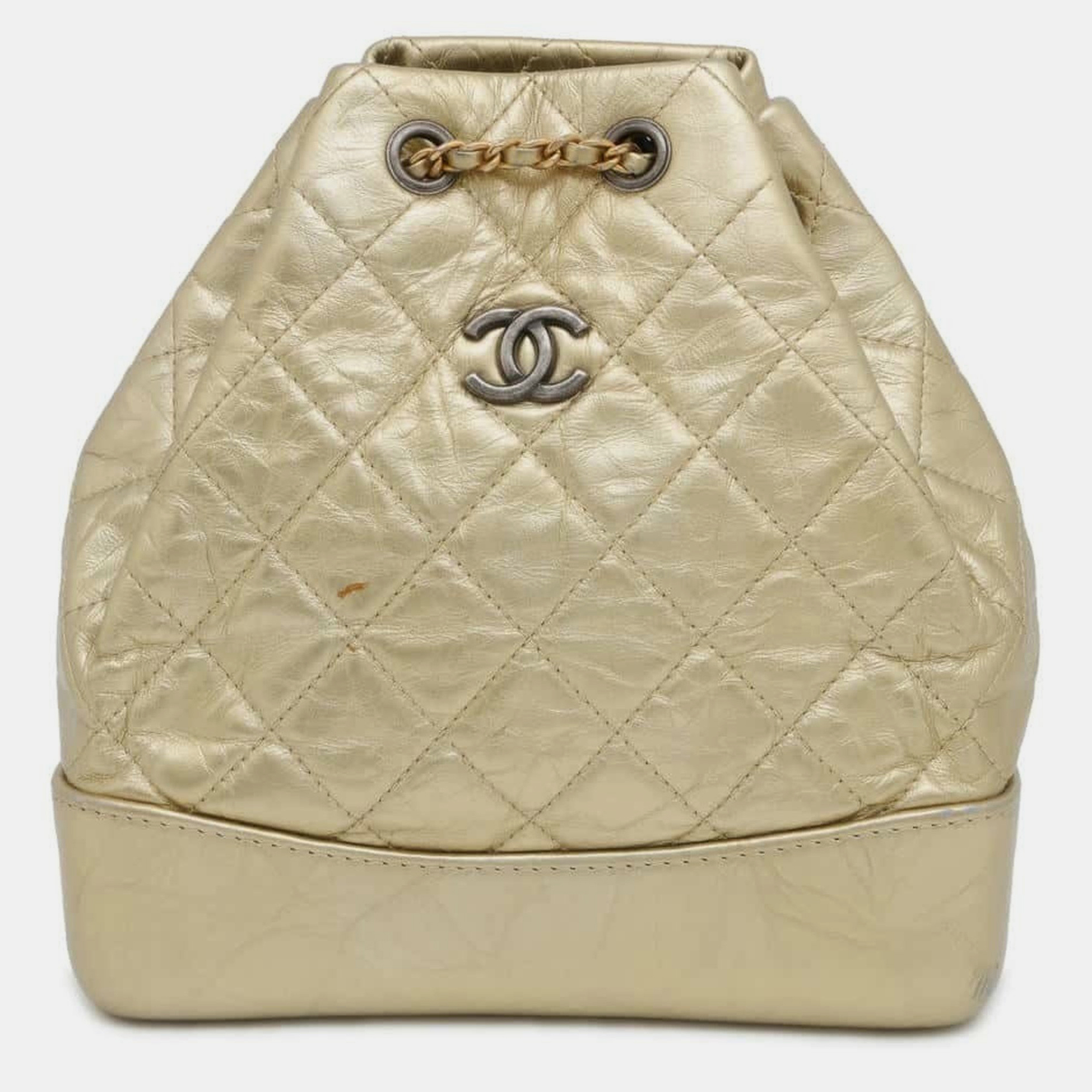 Chanel Gabrielle De Small Coco Mark Matelasse Backpack