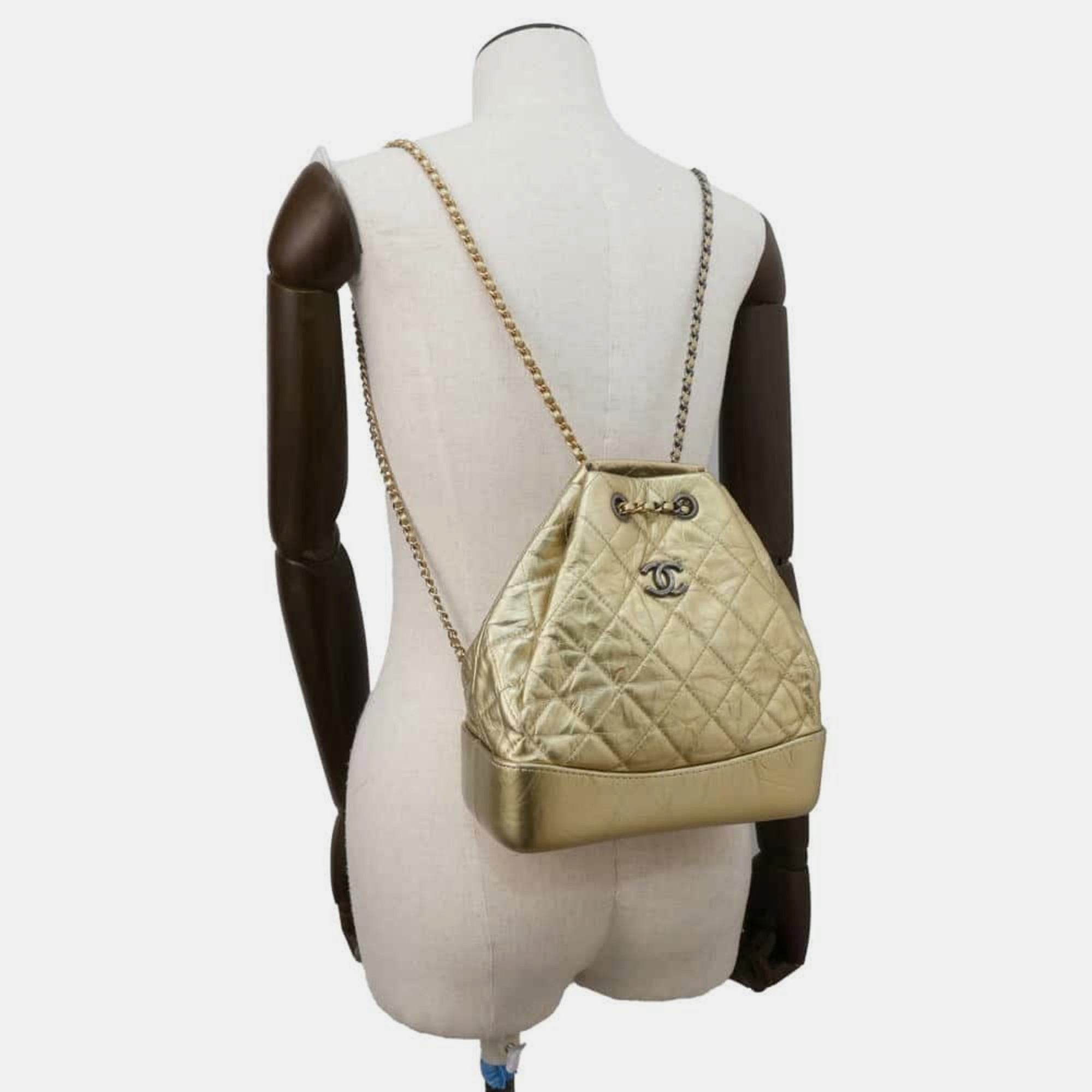 Chanel Gabrielle De Small Coco Mark Matelasse Backpack