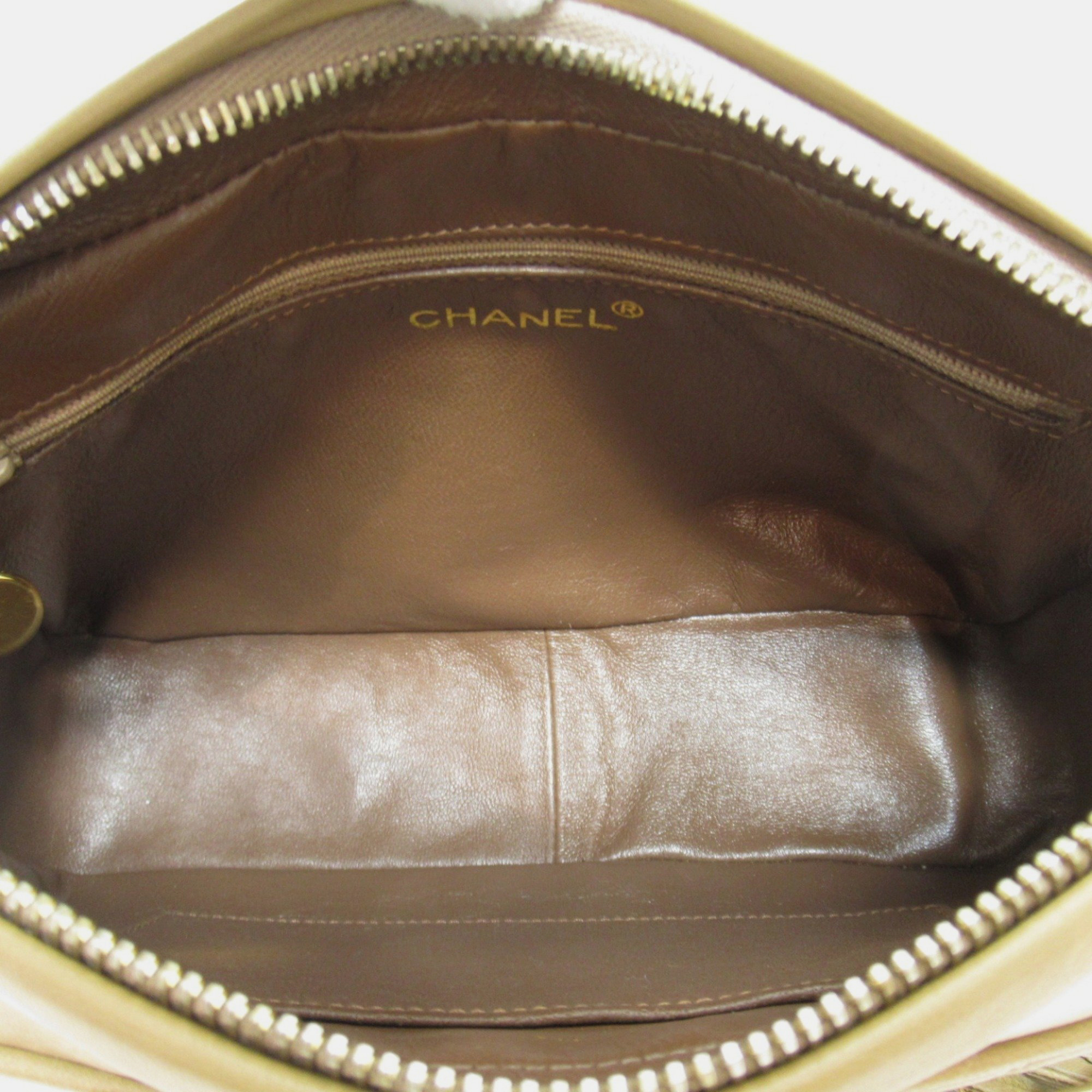 Chanel Lambskin (sheepskin) Beige Tassel Bag