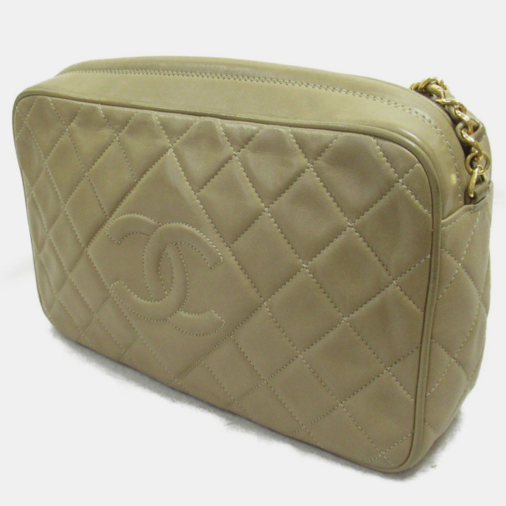 Chanel Lambskin (sheepskin) Beige Tassel Bag