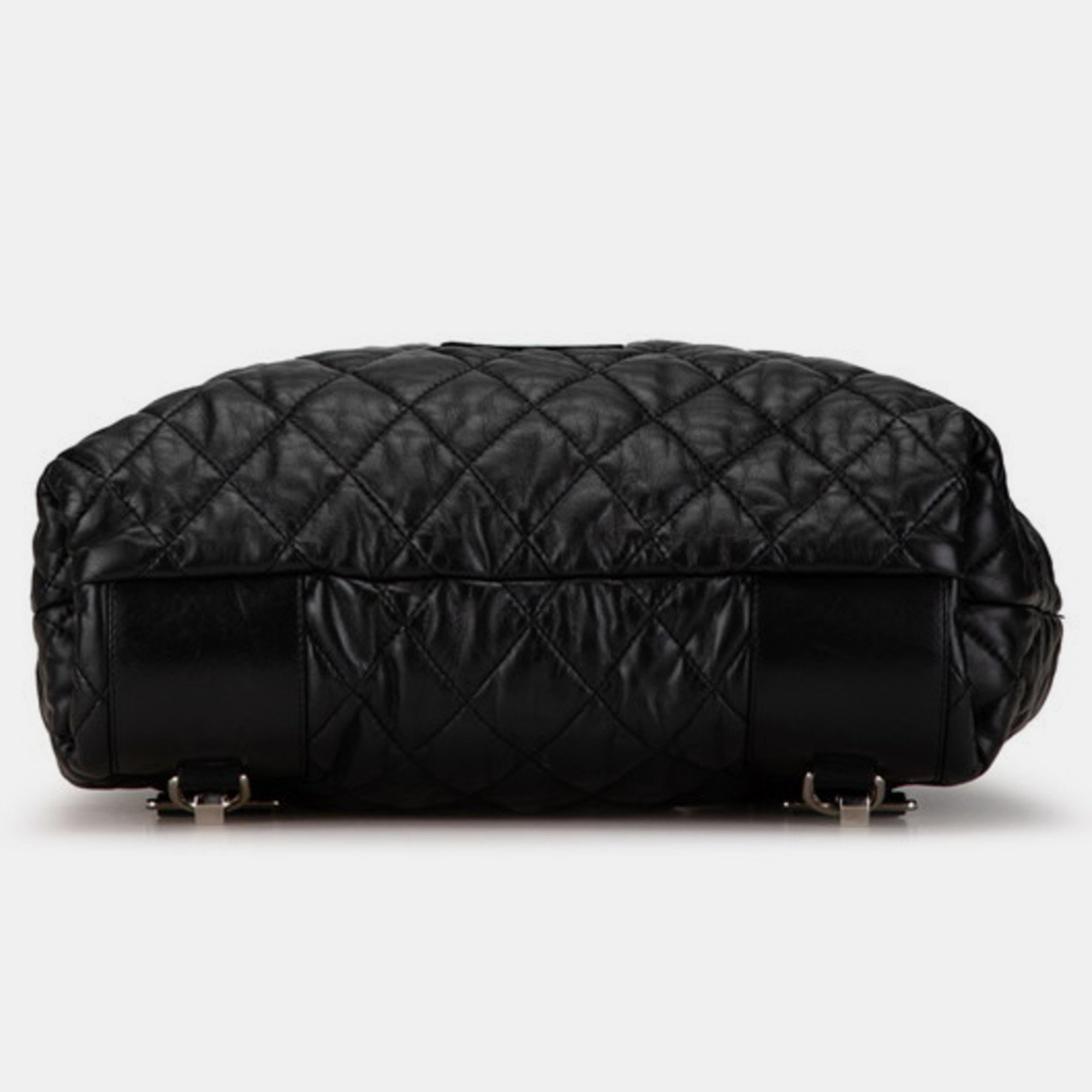 Chanel Black Lambskin Coco Cocoon Mark Backpack