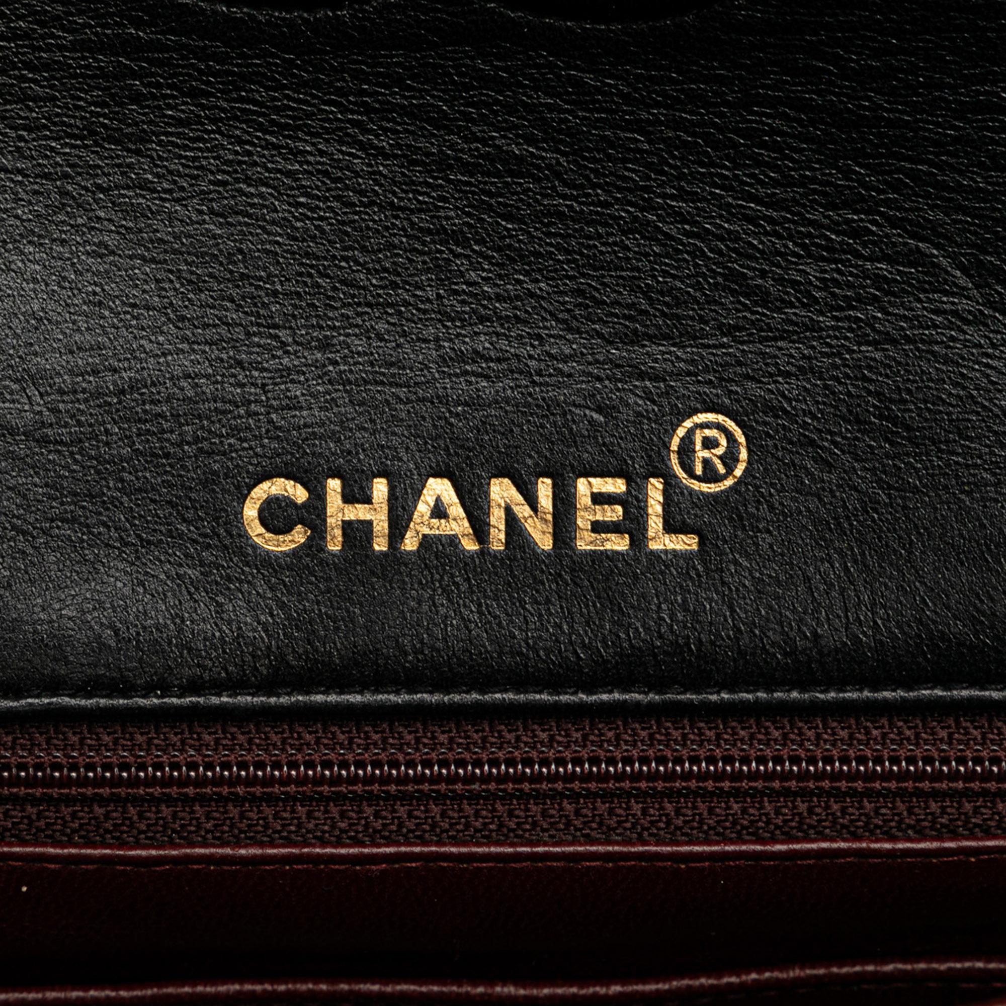 Chanel Black Mini Square Classic Lambskin Flap