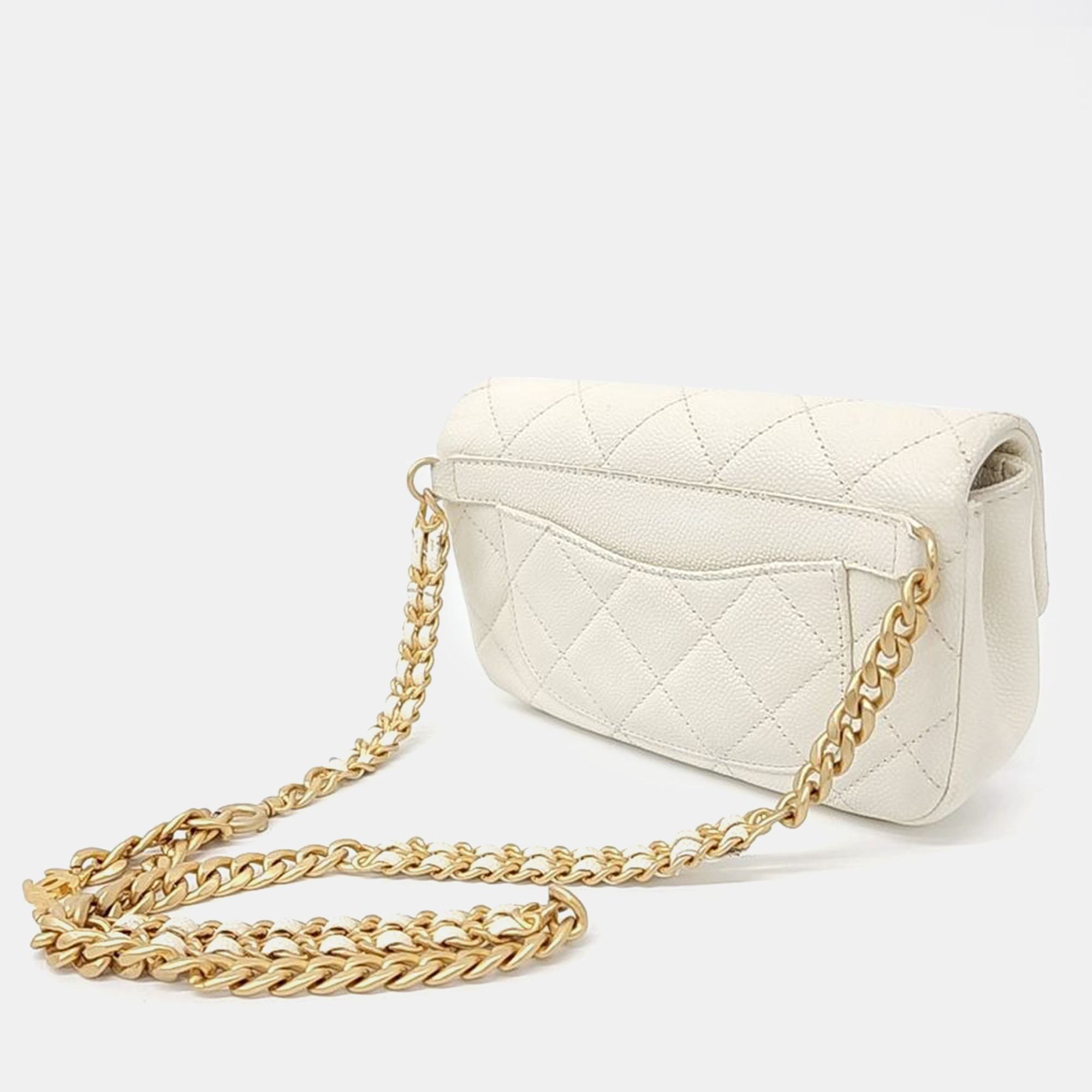 Chanel Caviar Chain Belt Bag