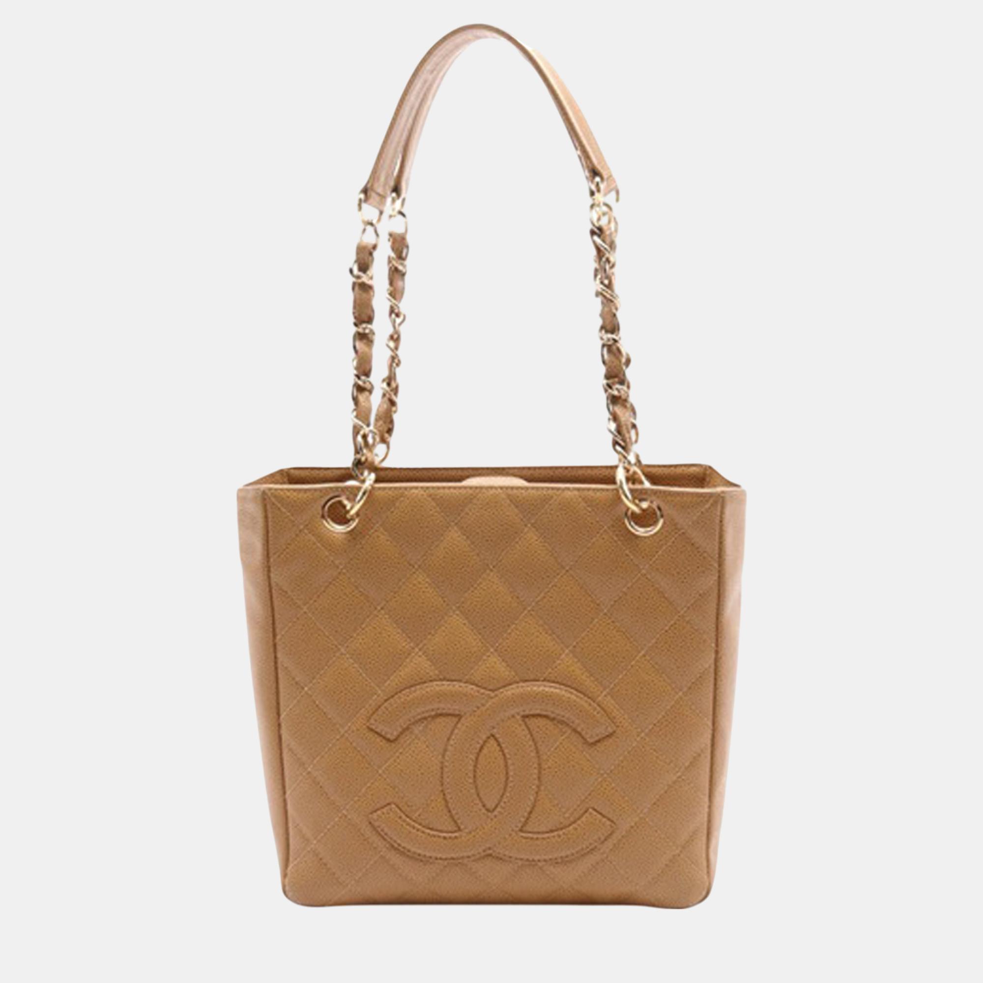 Chanel Caviar Petite Shopping Tote