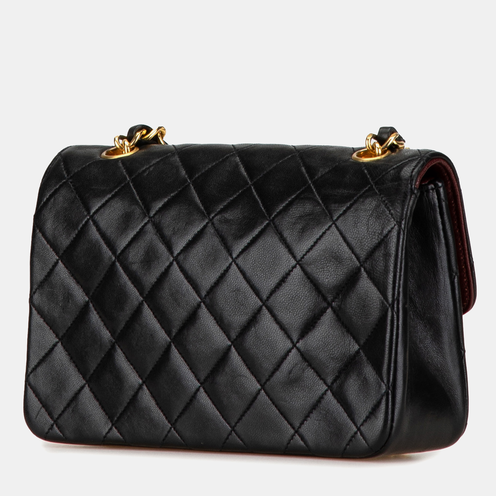 Chanel Mini Quilted Lambskin CC Single Flap