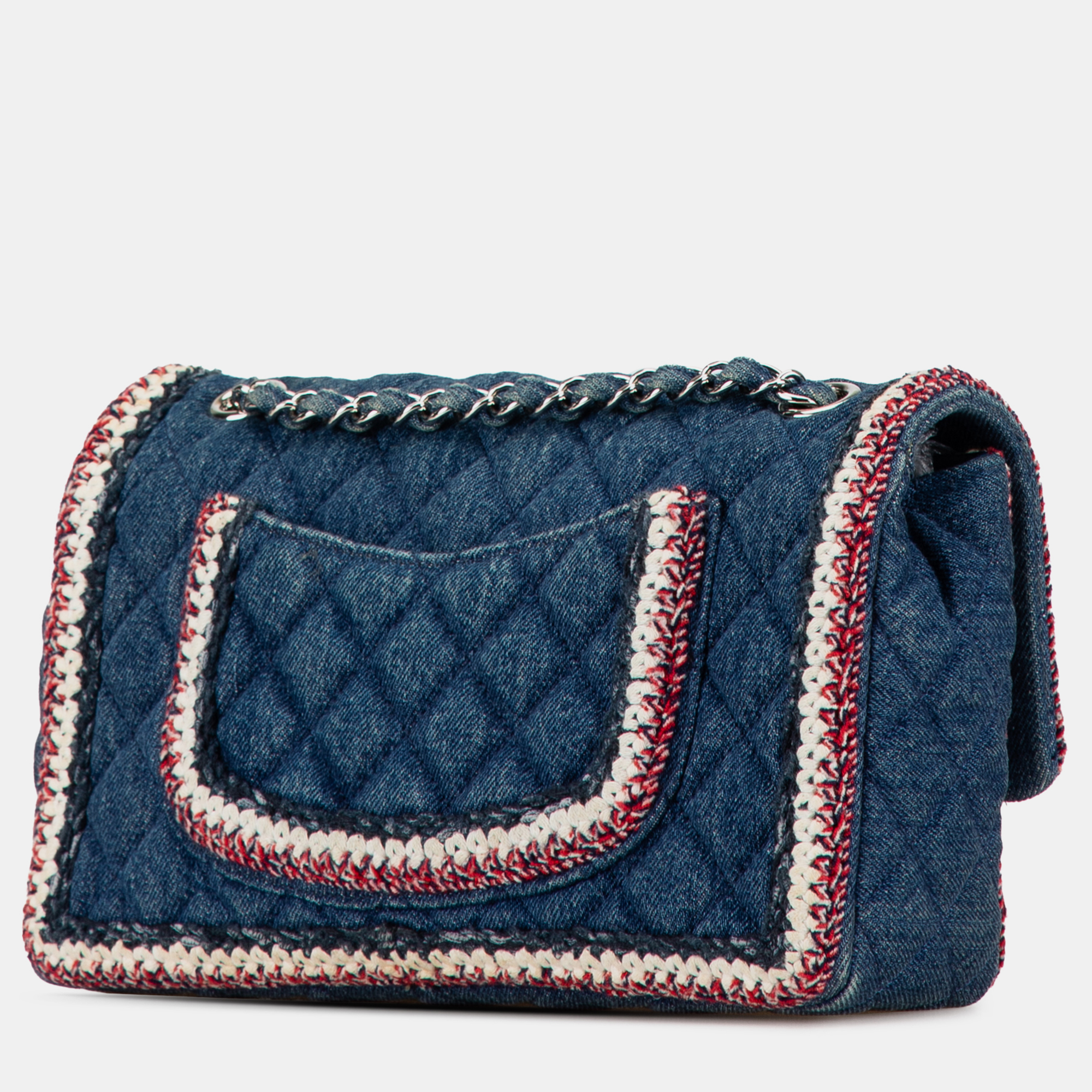 Chanel Medium Denim Braided Flap