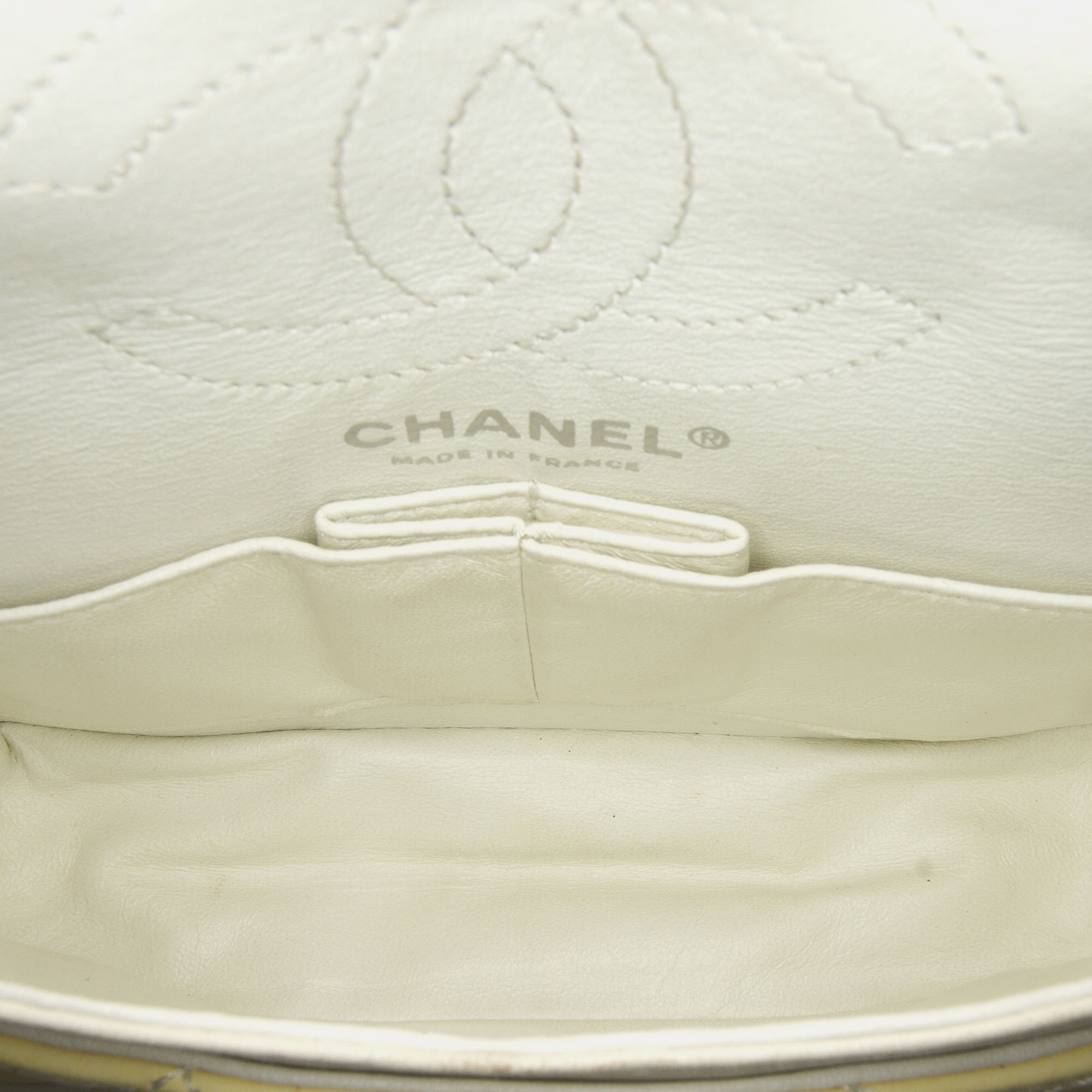 Chanel Yellow Patent Leather Chanel Mini Reissue Patent Flap