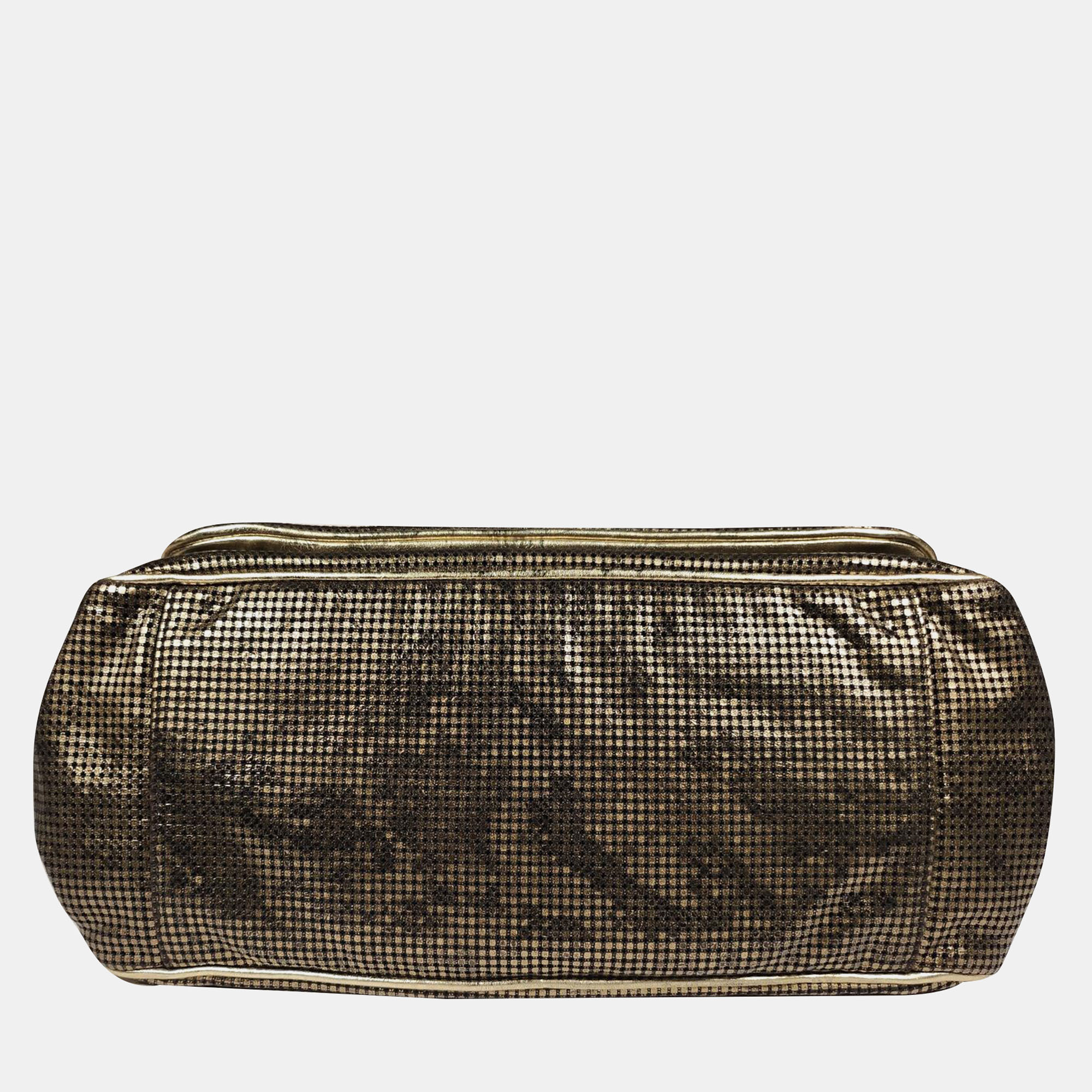 Chanel Metallic Gold Accordion Flap Bag