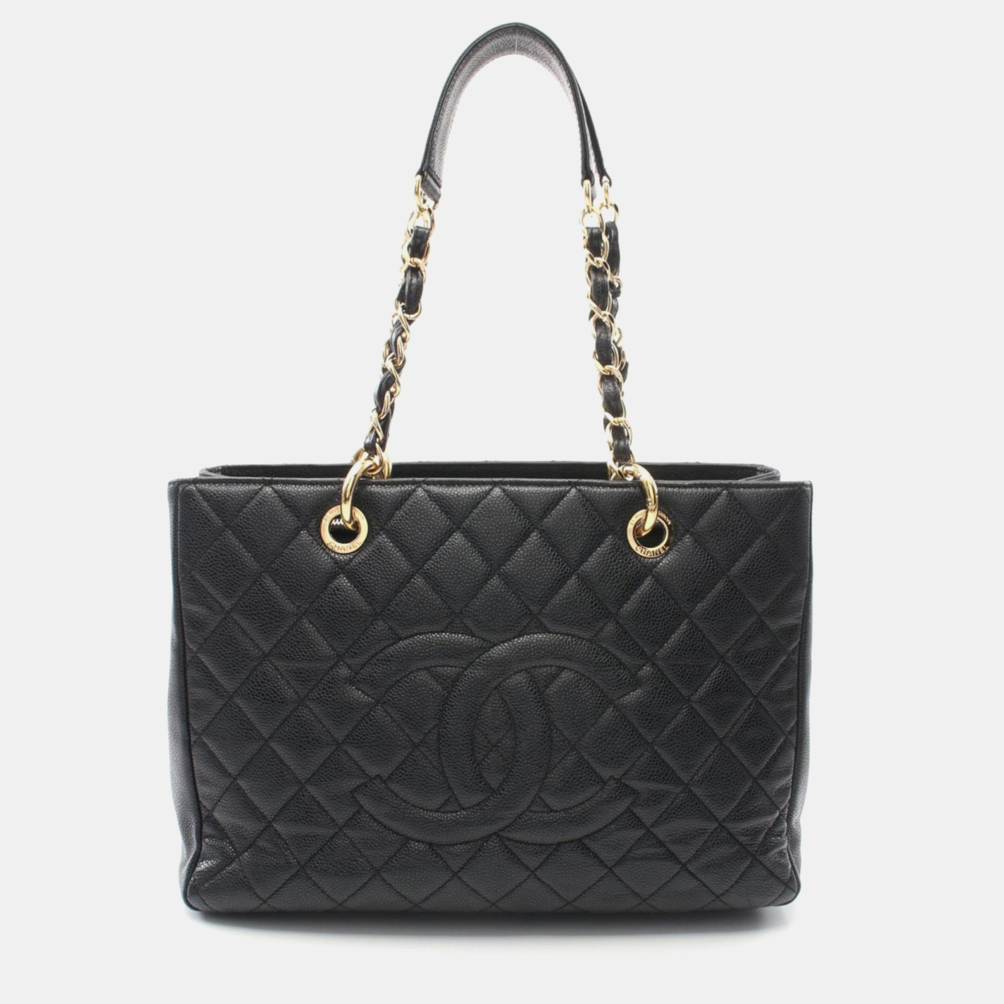 Chanel Matelasse Grand Shopping Gst Tote Chain Shoulder Bag Leather Ghw, Black
Chanel Matelasse Grand Shopping Gst Tote Chain Shoulder Bag Leather Ghw, Black