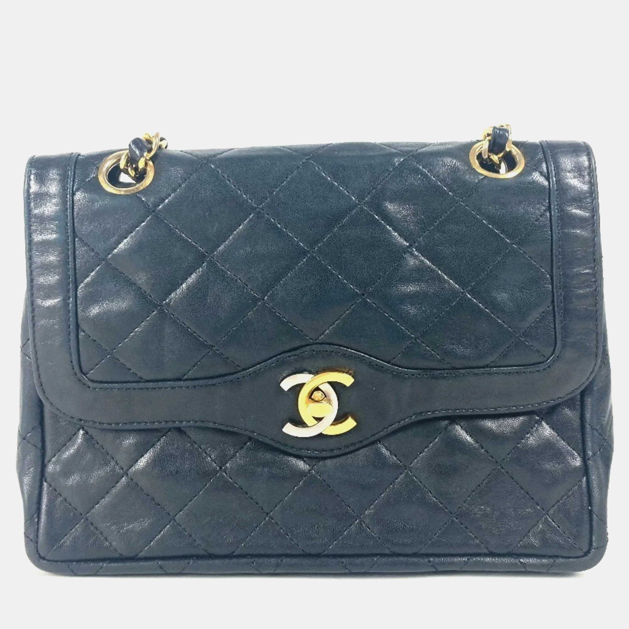 Chanel Matelasse Quilted Cc Coco Mark Bag W Chain Crossbody Flap Shoulder Lambskin Black
Chanel Matelasse Quilted Cc Coco Mark Bag W Chain Crossbody Flap Shoulder Lambskin Black