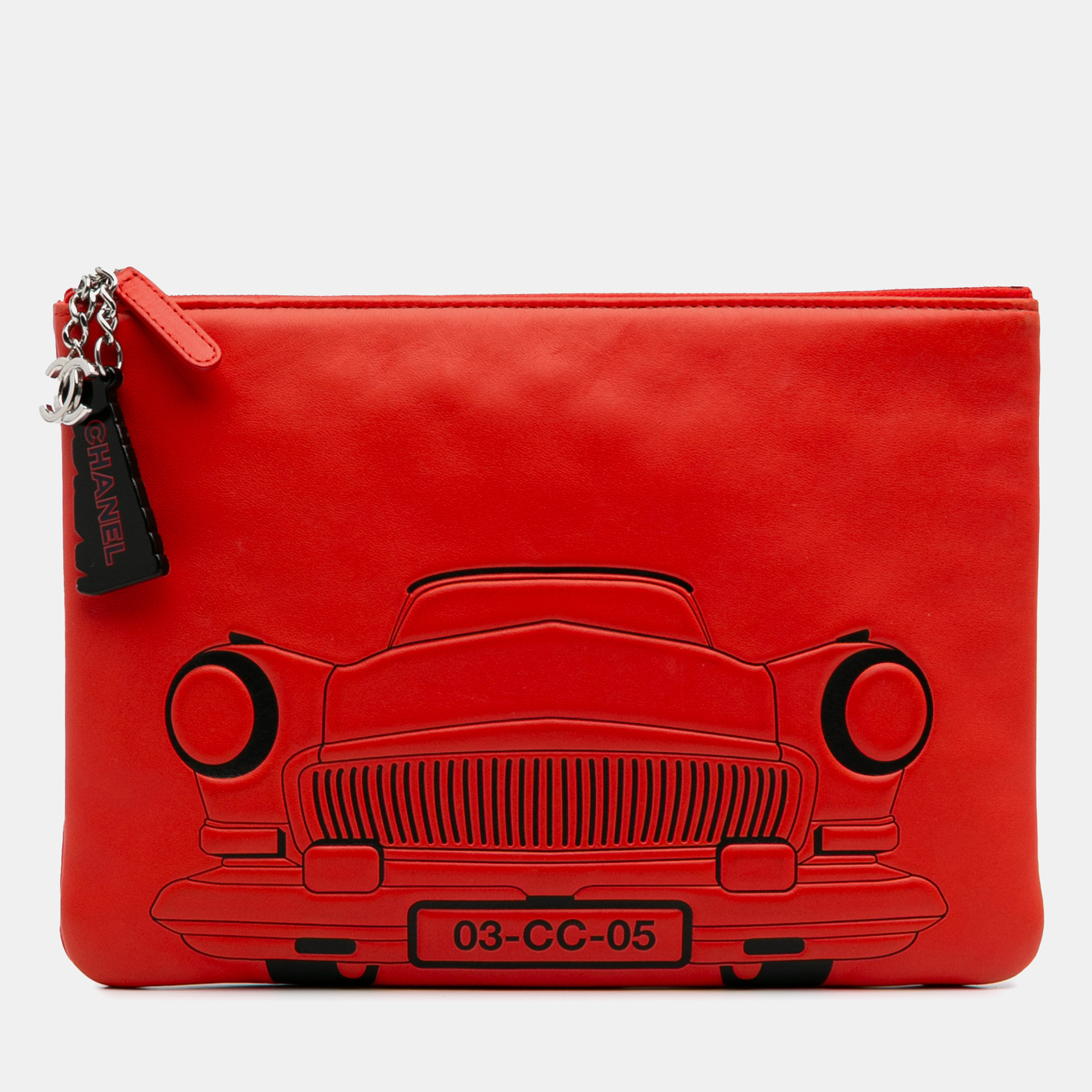 Chanel Red Medium Printed Lambskin Cuba La Habana O Case Clutch
Chanel Red Medium Printed Lambskin Cuba La Habana O Case Clutch
