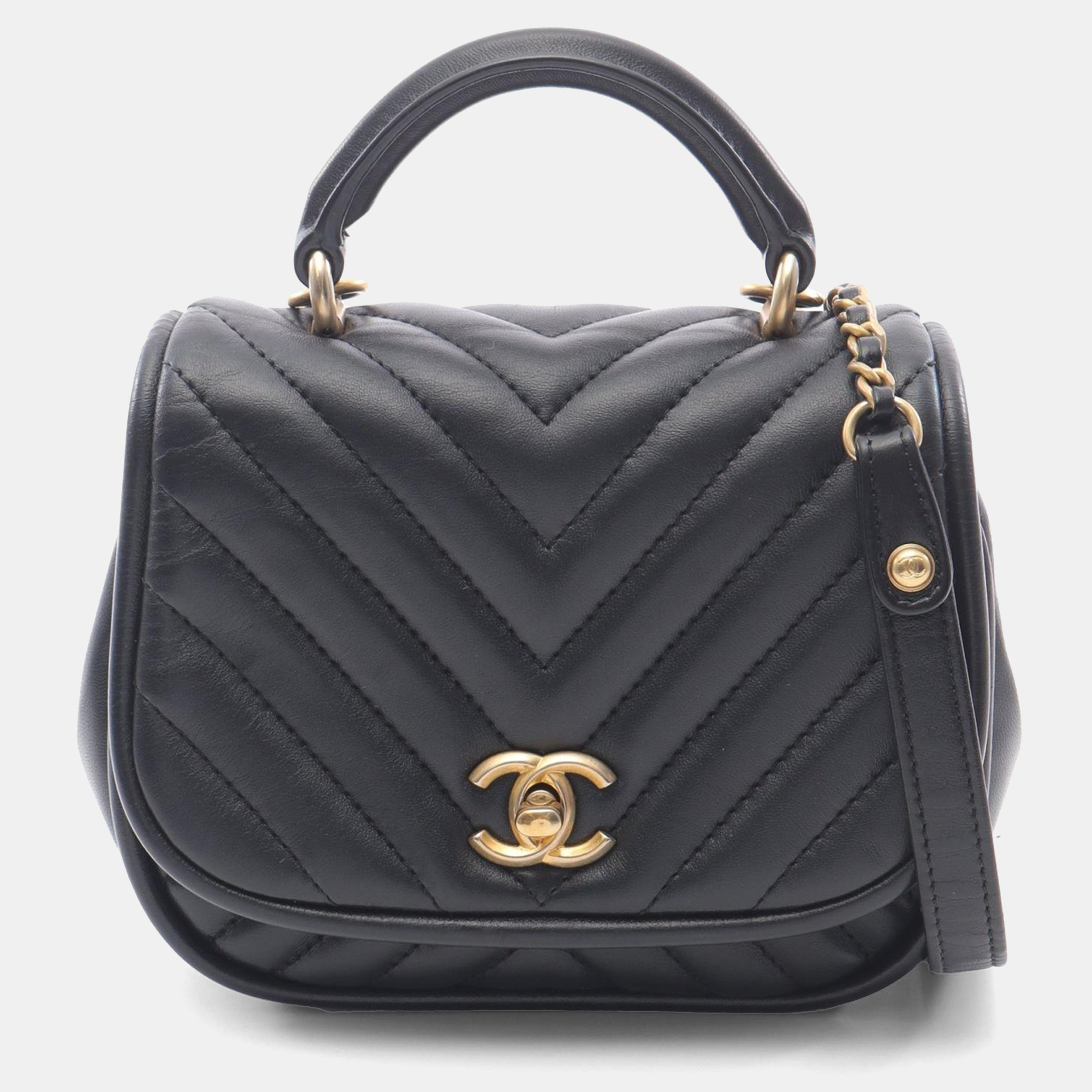Chanel Black V-Stitch Chevron Lambskin Sheep Leather Flap Hand Shoulder Bag
Chanel Black V-Stitch Chevron Lambskin Sheep Leather Flap Hand Shoulder Bag