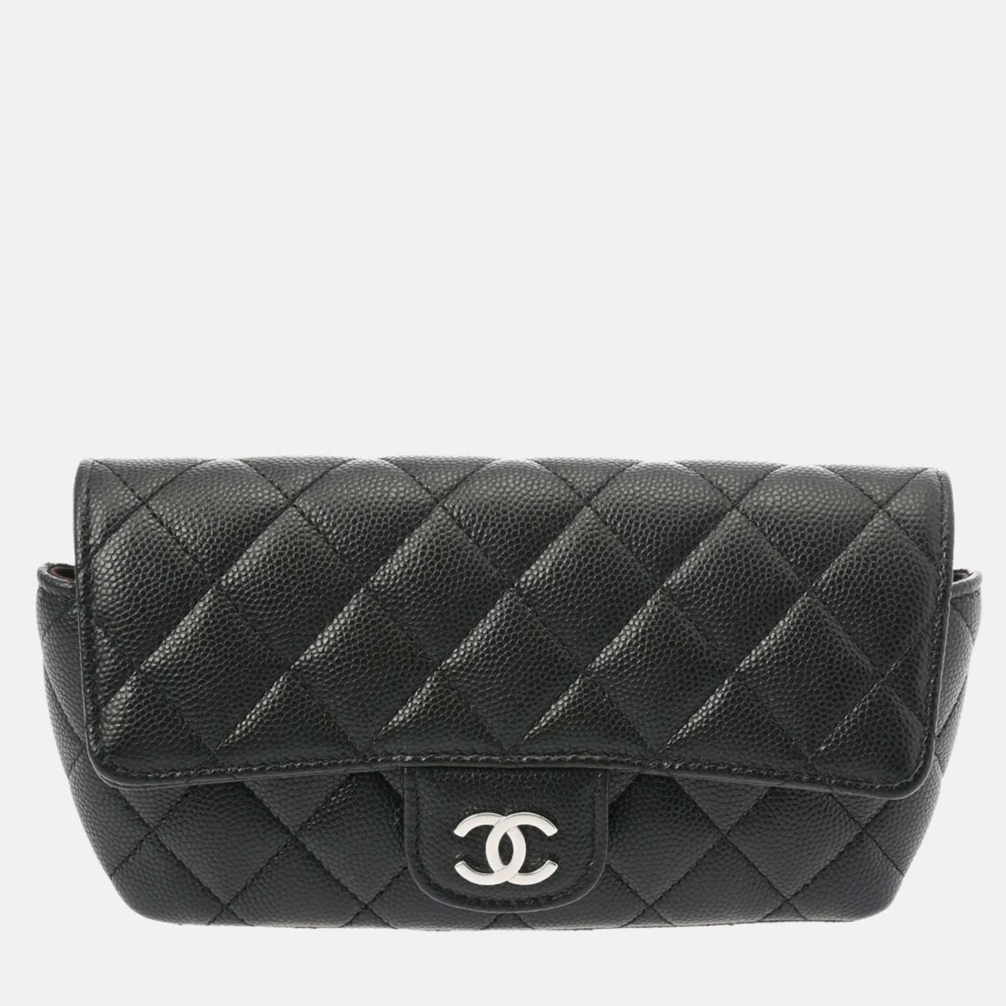 Chanel Matelasse Eyewear Case Chain Shoulder Black Caviar Skin Bag
Chanel Matelasse Eyewear Case Chain Shoulder Black Caviar Skin Bag