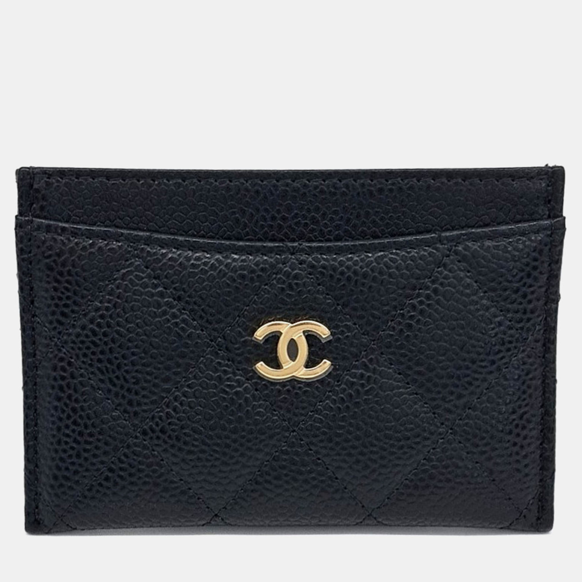 Chanel Black Caviar Leather Caviar Card Holder
Chanel Black Caviar Leather Caviar Card Holder