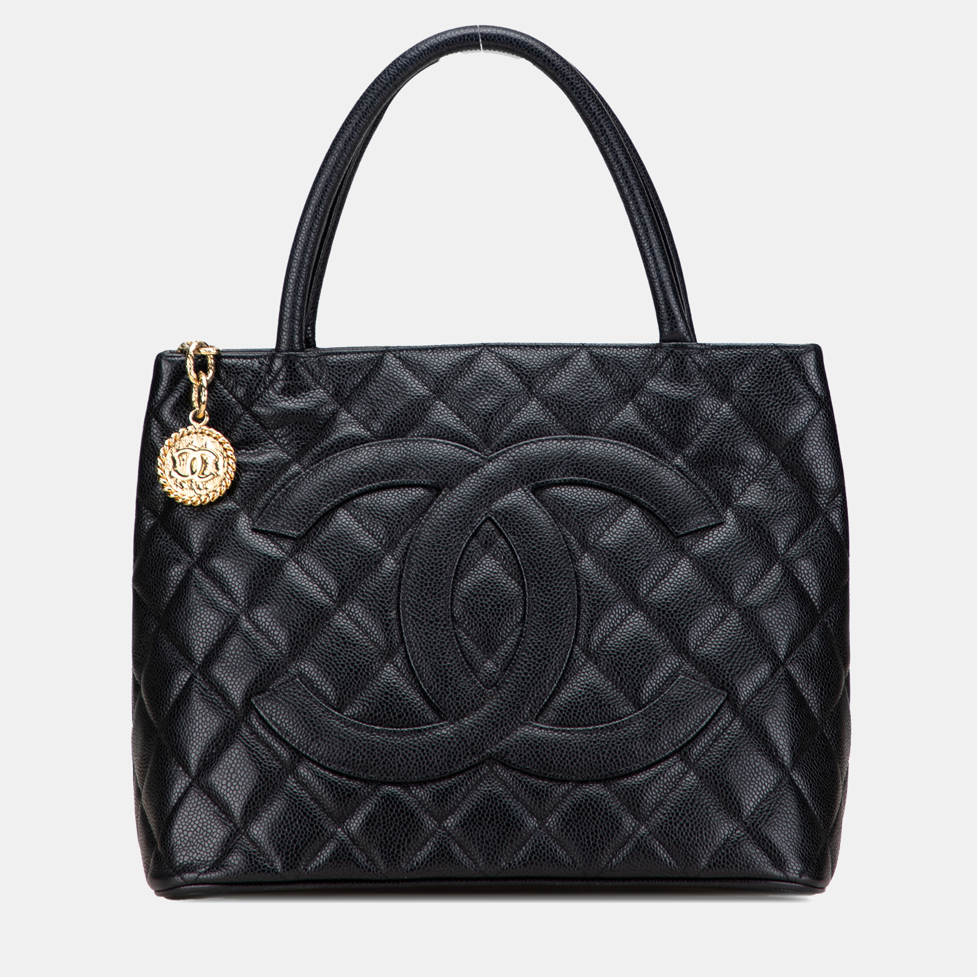 Chanel Black Caviar Medallion Tote
Chanel Black Caviar Medallion Tote
