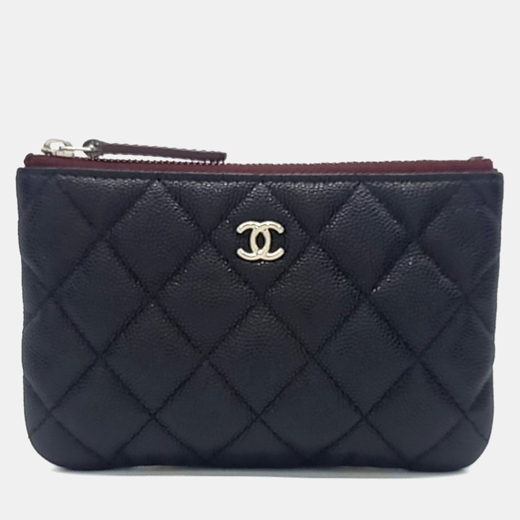 Chanel Black Leather Caviar Pouch 
Chanel Black Leather Caviar Pouch