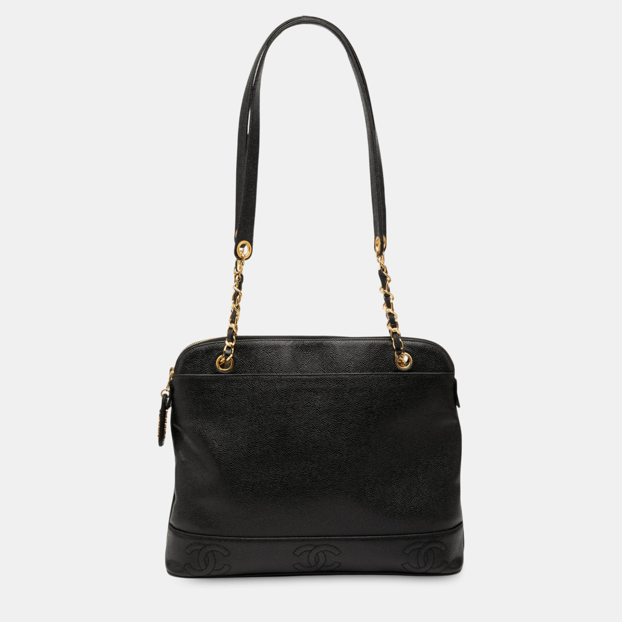 Chanel Black Triple CC Caviar Shoulder Bag
Chanel Black Triple CC Caviar Shoulder Bag