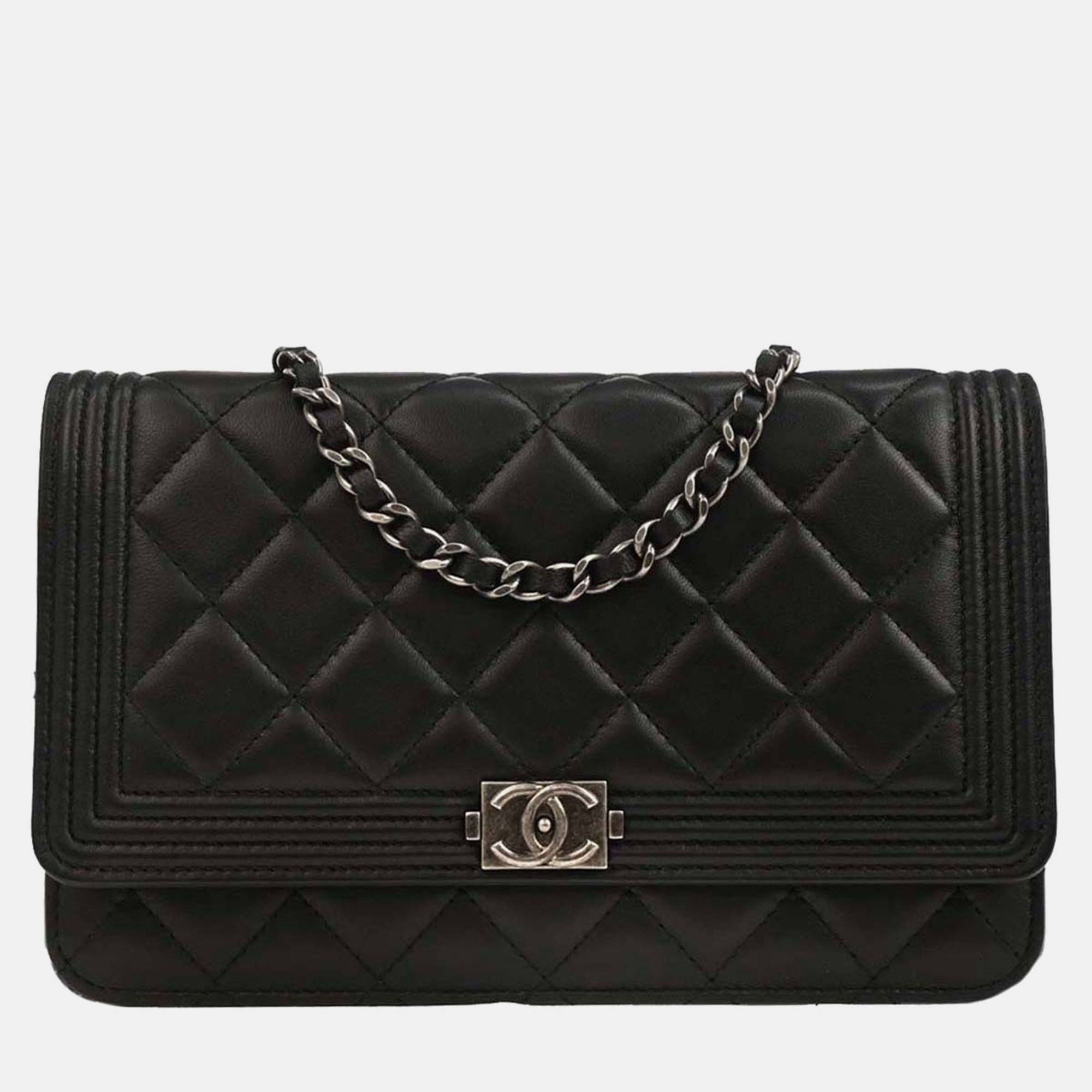 Boy Chanel Black Lambskin WOC Wallet On Chain
Boy Chanel Black Lambskin WOC Wallet On Chain