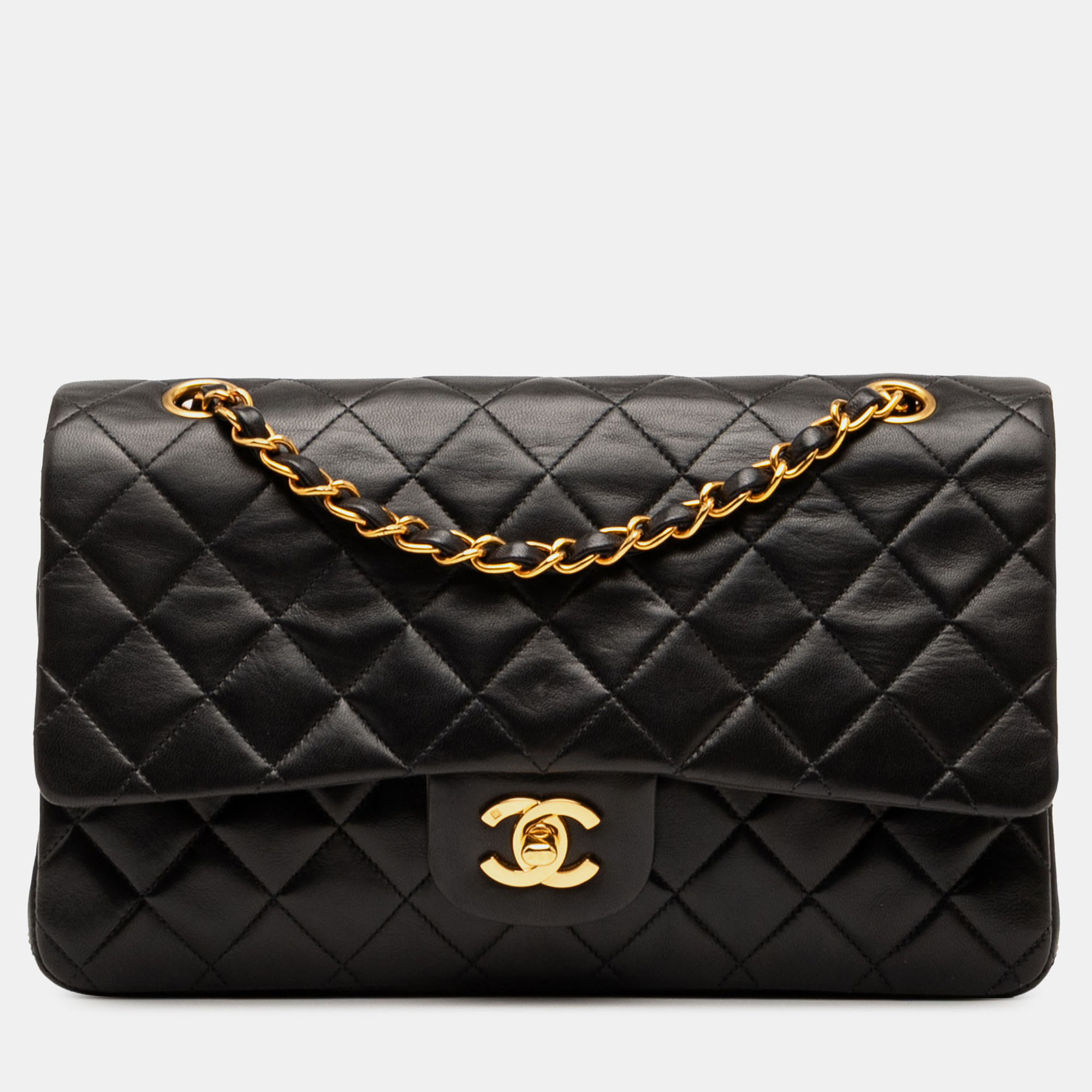 Chanel Black Medium Classic Lambskin Double Flap
Chanel Black Medium Classic Lambskin Double Flap