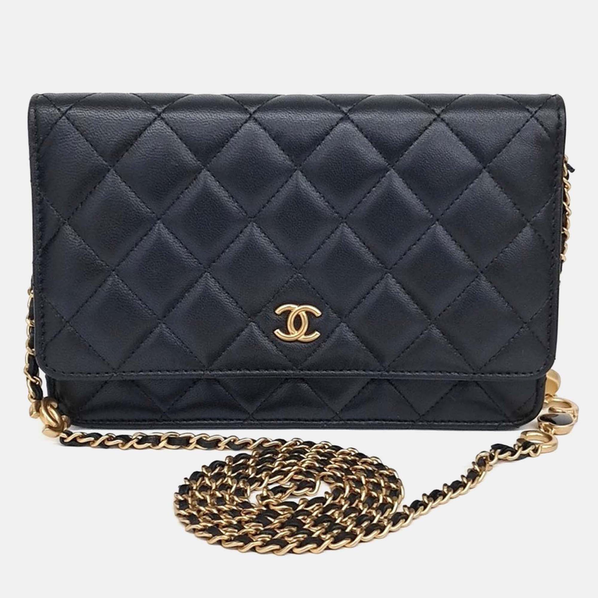 Chanel Black Lambskin Leather Lambskin WOC Mini Crossbody Bag
Chanel Black Lambskin Leather Lambskin WOC Mini Crossbody Bag