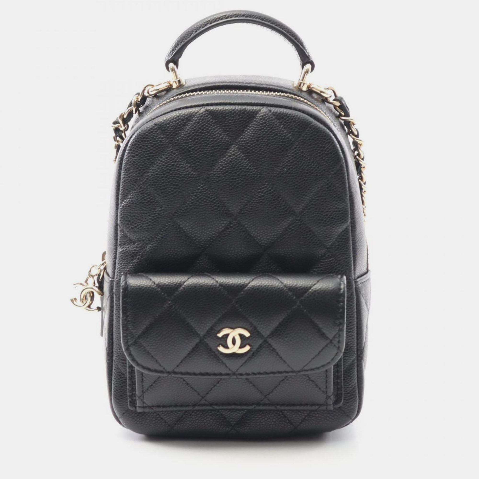 Chanel Matelasse Backpack Calfskin Leather Black
Chanel Matelasse Backpack Calfskin Leather Black