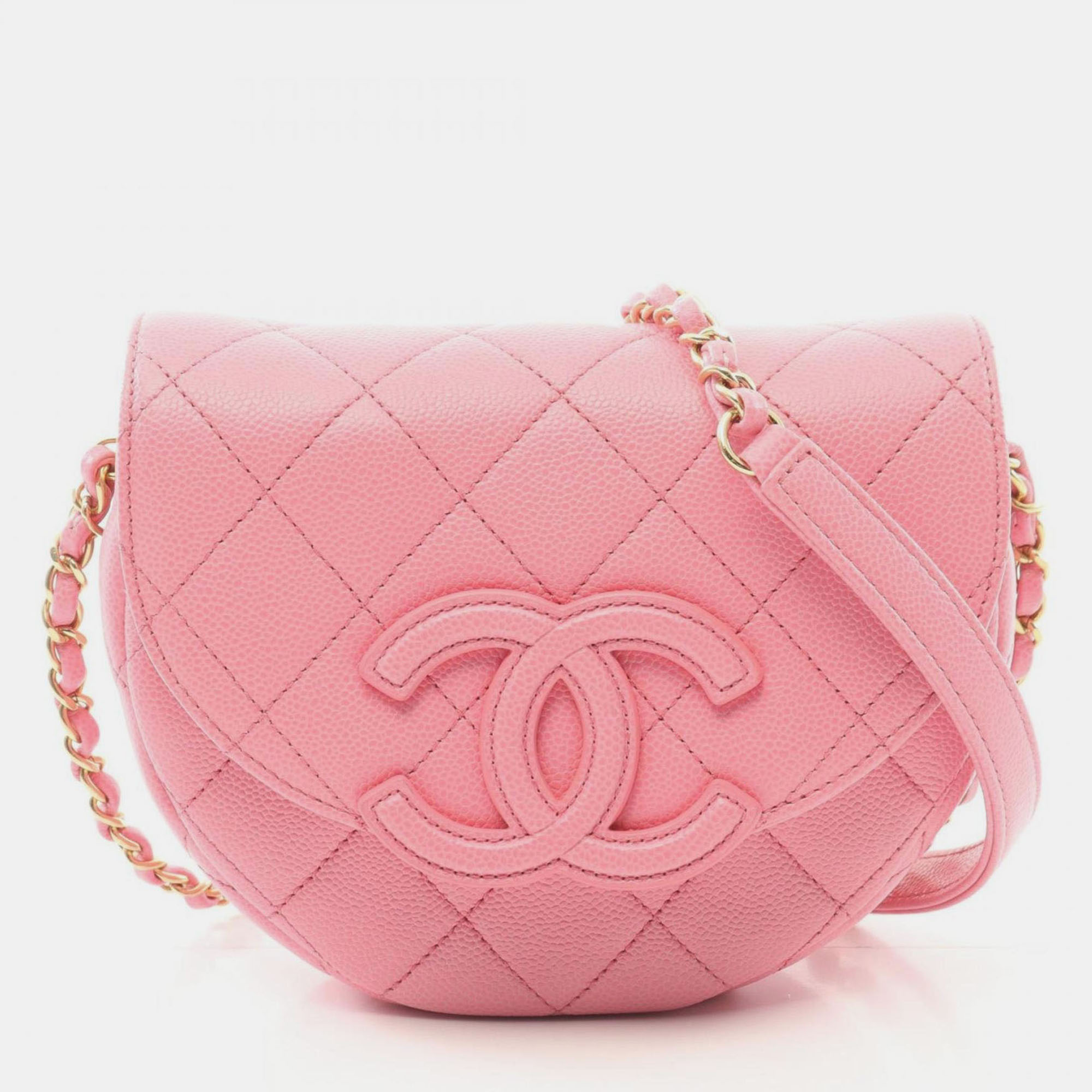 Chanel Matelasse Mini Shoulder Bag Caviar Skin (Grained Calf) Pink
Chanel Matelasse Mini Shoulder Bag Caviar Skin (Grained Calf) Pink