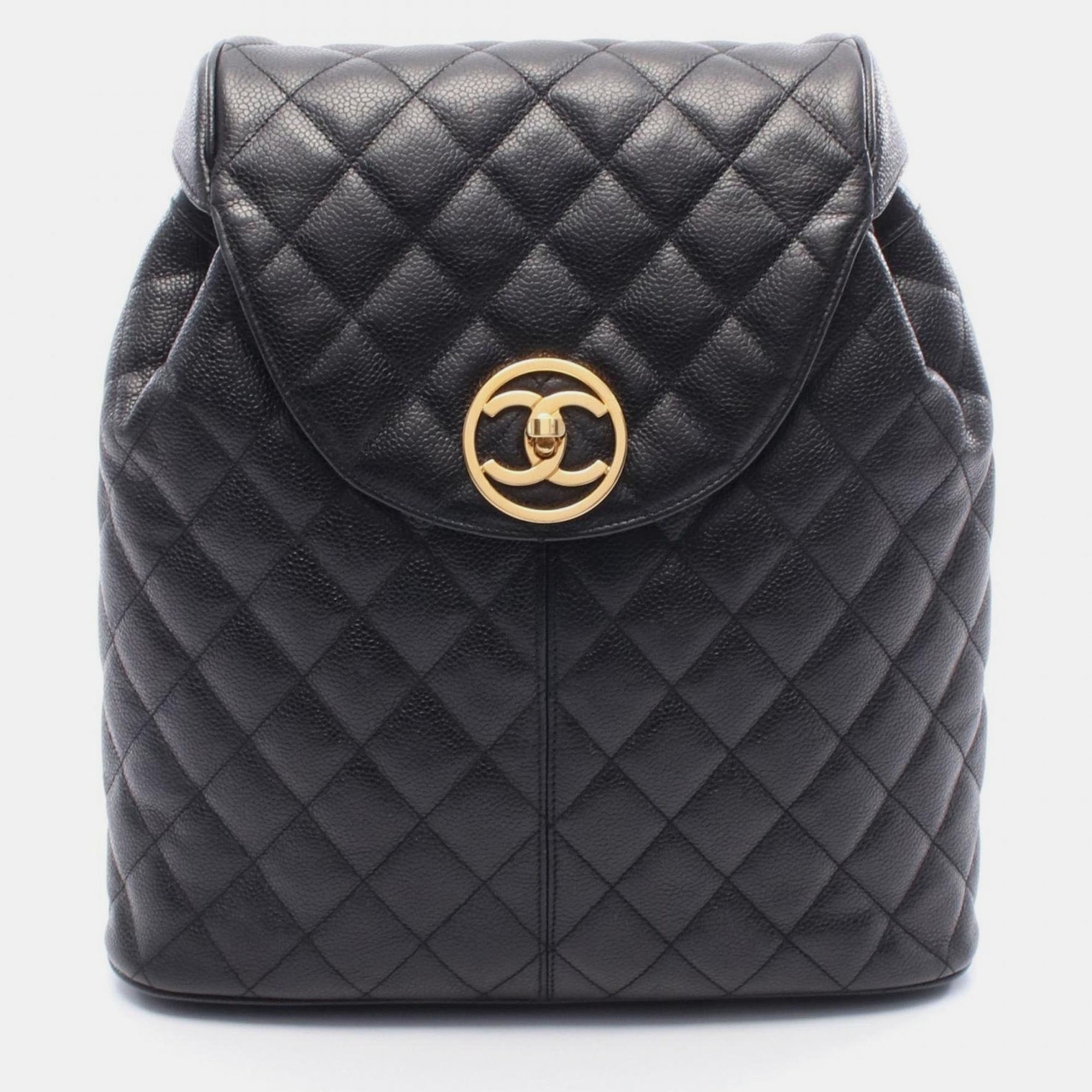 Chanel Matelasse Backpack Bag In Calfskin Leather Black
Chanel Matelasse Backpack Bag In Calfskin Leather Black