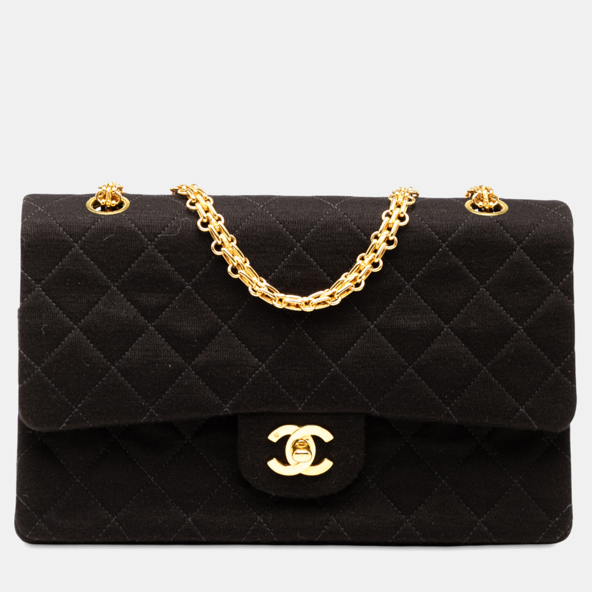 Chanel Black Medium Classic Jersey Double Flap
Chanel Black Medium Classic Jersey Double Flap