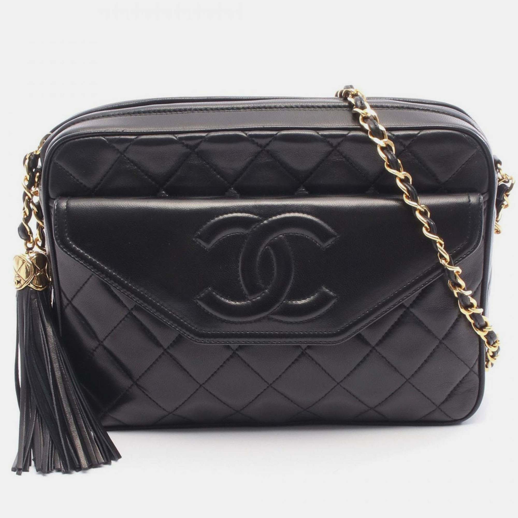 Chanel Tassel CC Black Leather Camera Bag
Chanel Tassel CC Black Leather Camera Bag