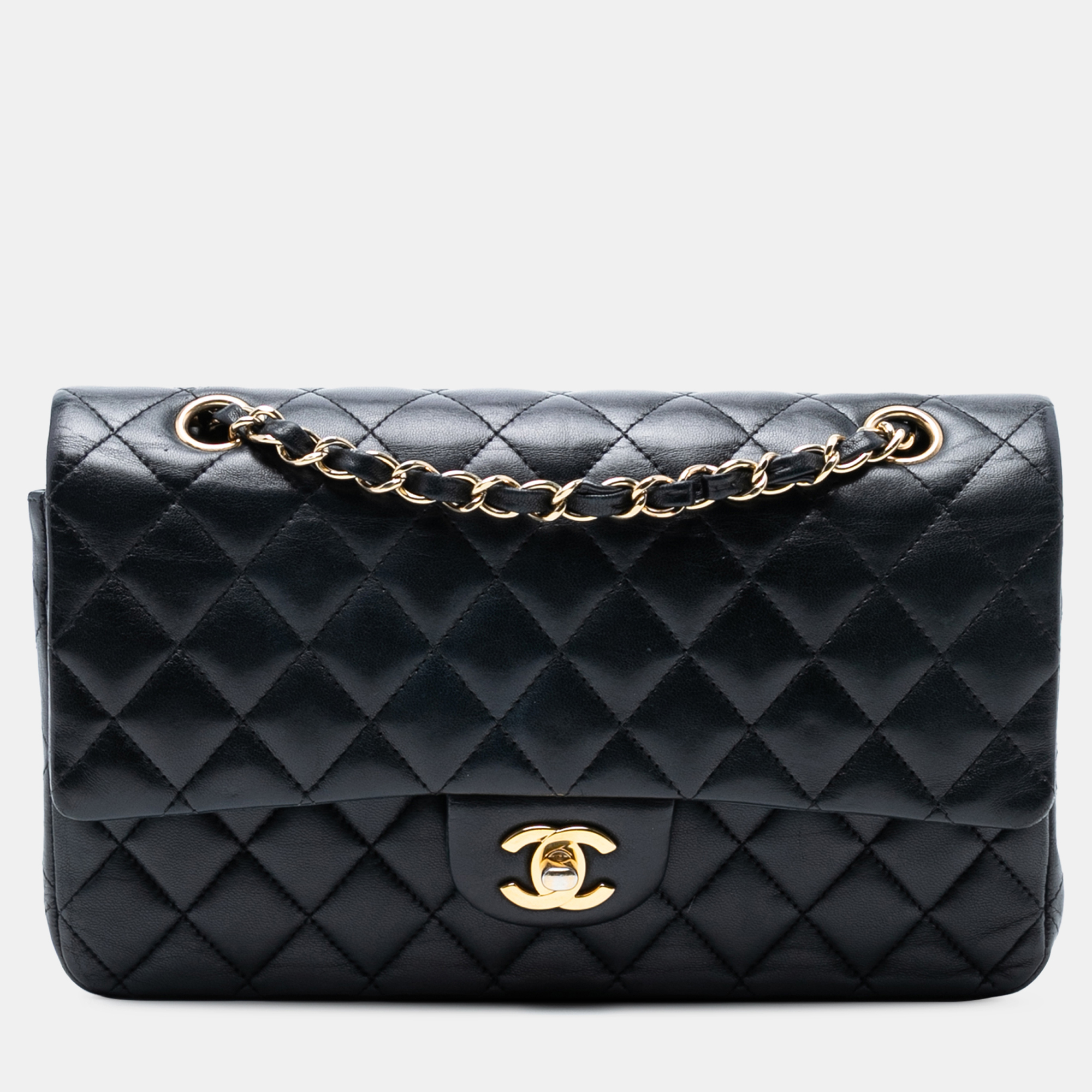 Chanel Black Medium Classic Lambskin Double Flap
Chanel Black Medium Classic Lambskin Double Flap