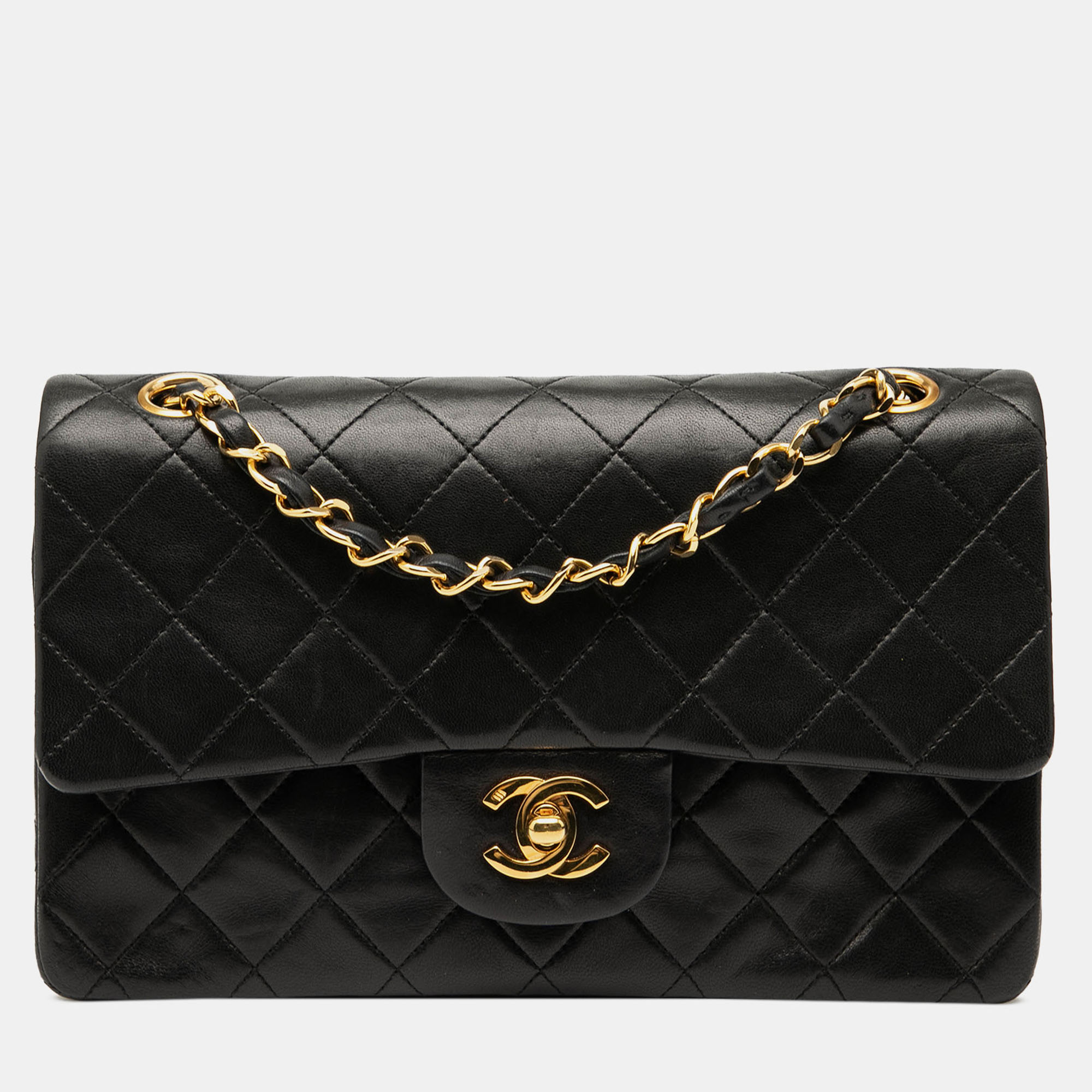 Chanel Black Small Classic Lambskin Double Flap
Chanel Black Small Classic Lambskin Double Flap