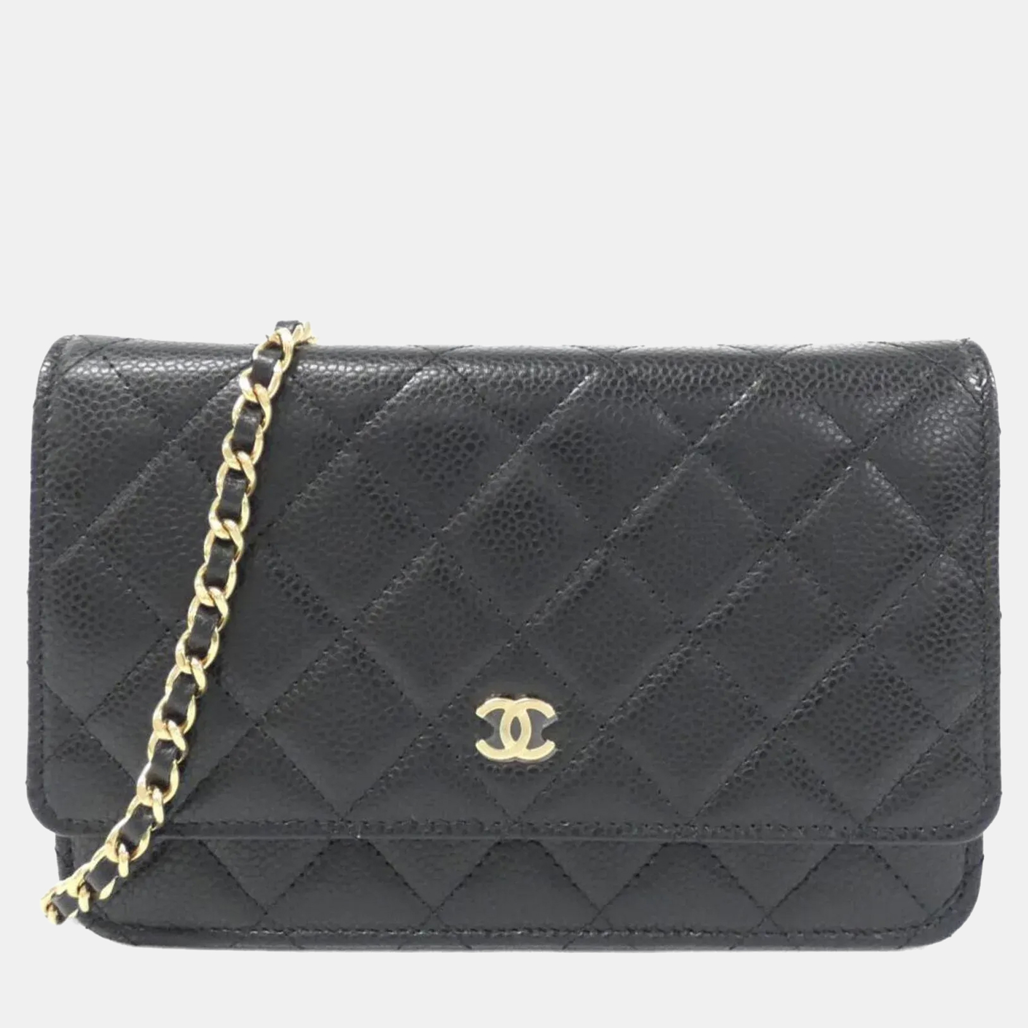 Chanel Timeless Classic Line Chain Wallet, Black
Chanel Timeless Classic Line Chain Wallet, Black
