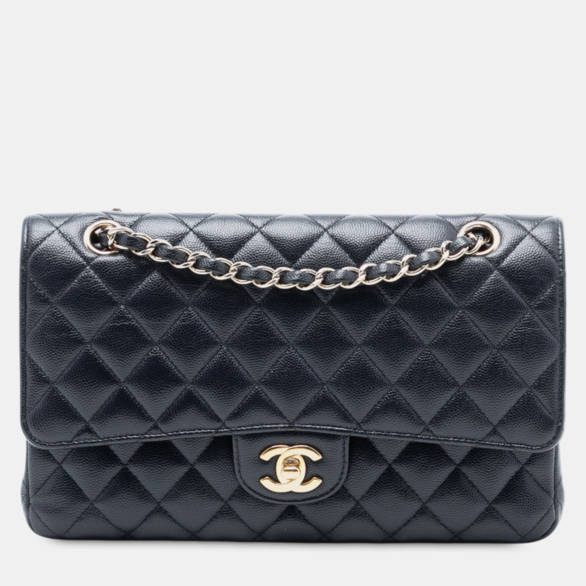 Chanel Blue Medium Classic Caviar Double Flap
Chanel Blue Medium Classic Caviar Double Flap