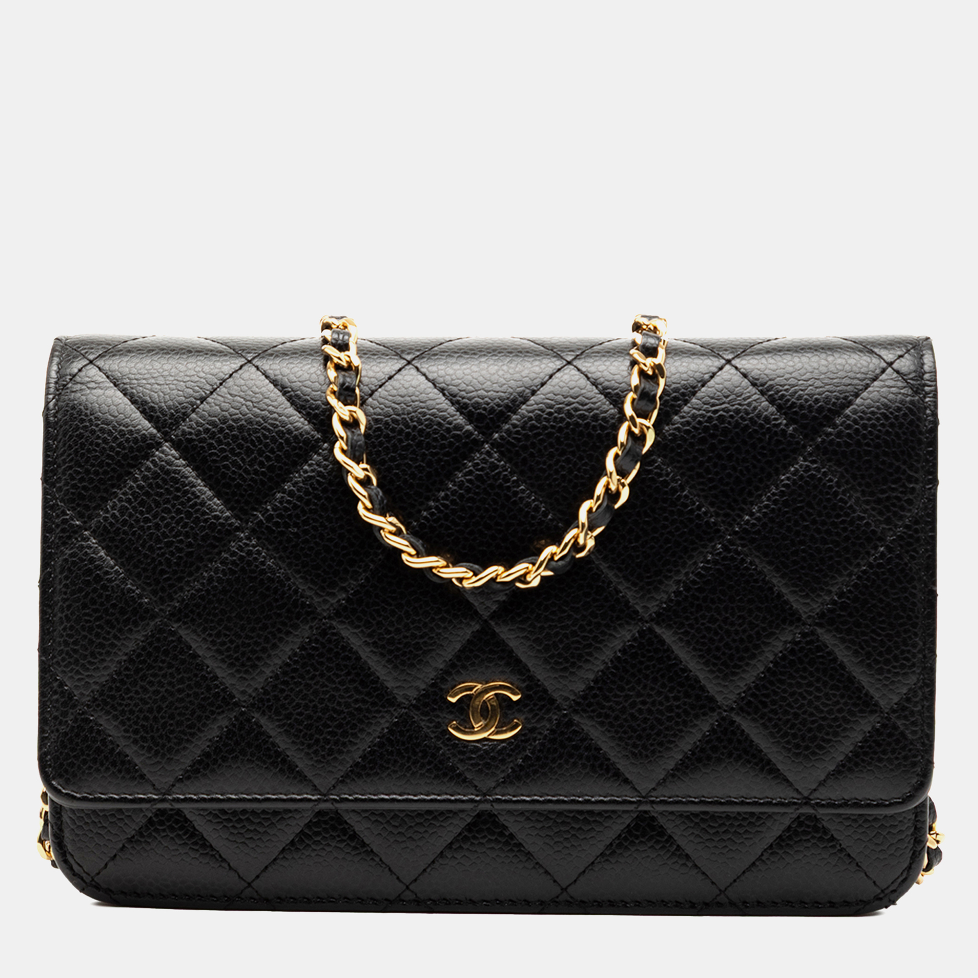 Chanel Black CC Quilted Caviar Wallet on Chain
Chanel Black CC Quilted Caviar Wallet on Chain