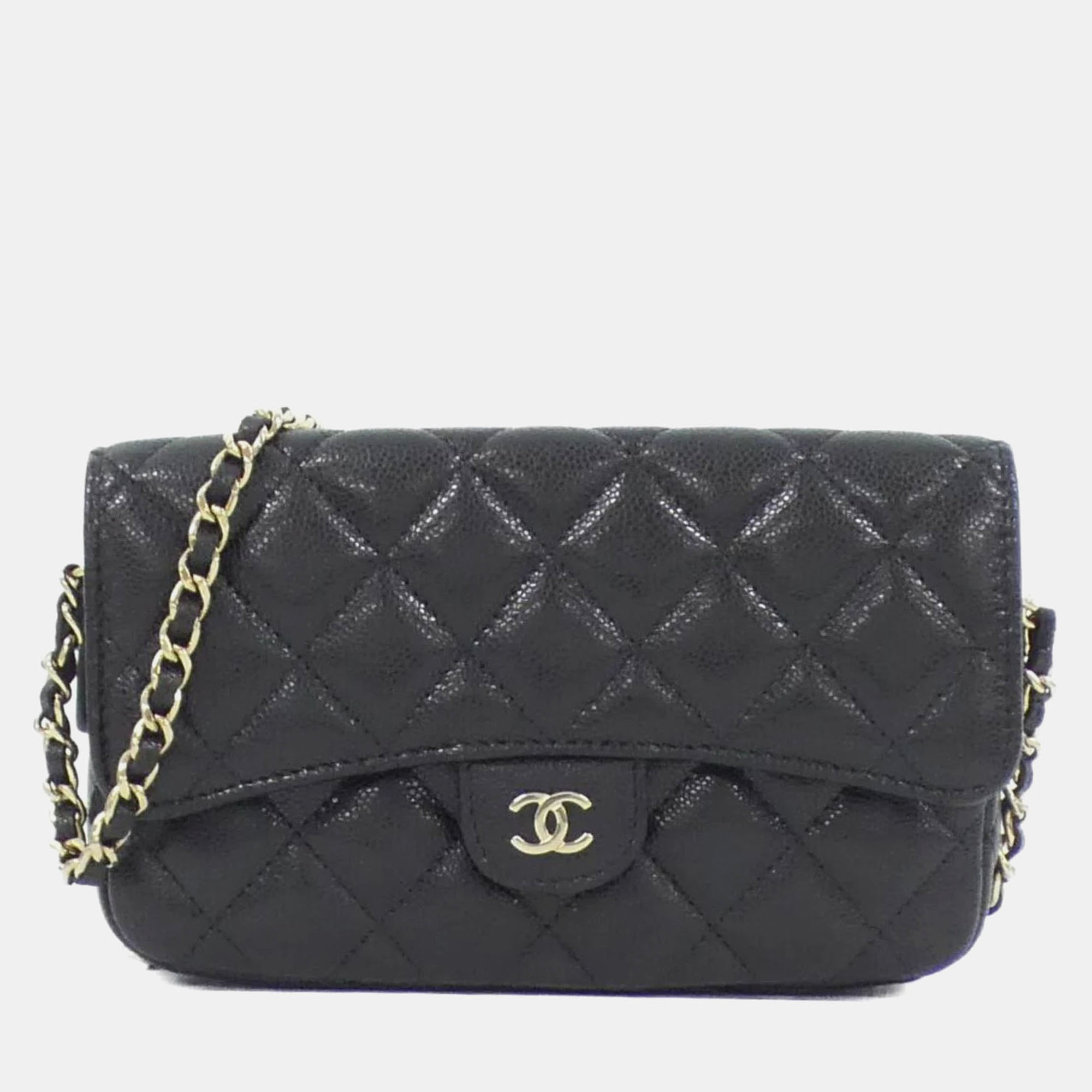 Chanel Timeless Classic Line Phone Case, Black
Chanel Timeless Classic Line Phone Case, Black