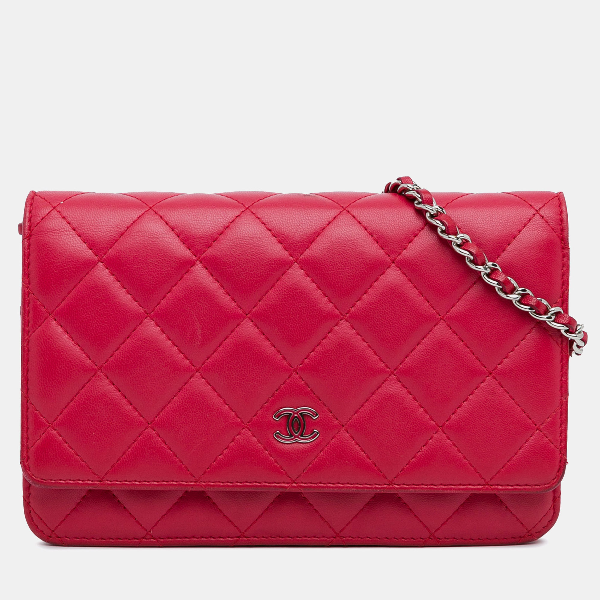 Chanel Pink Classic Lambskin Wallet on Chain
Chanel Pink Classic Lambskin Wallet on Chain