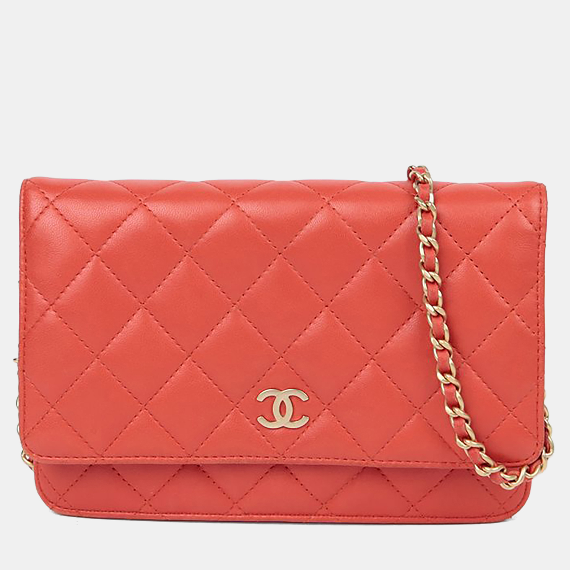 Chanel WOC White Caviar Leather Wallet on Chain Bag
Chanel WOC White Caviar Leather Wallet on Chain Bag