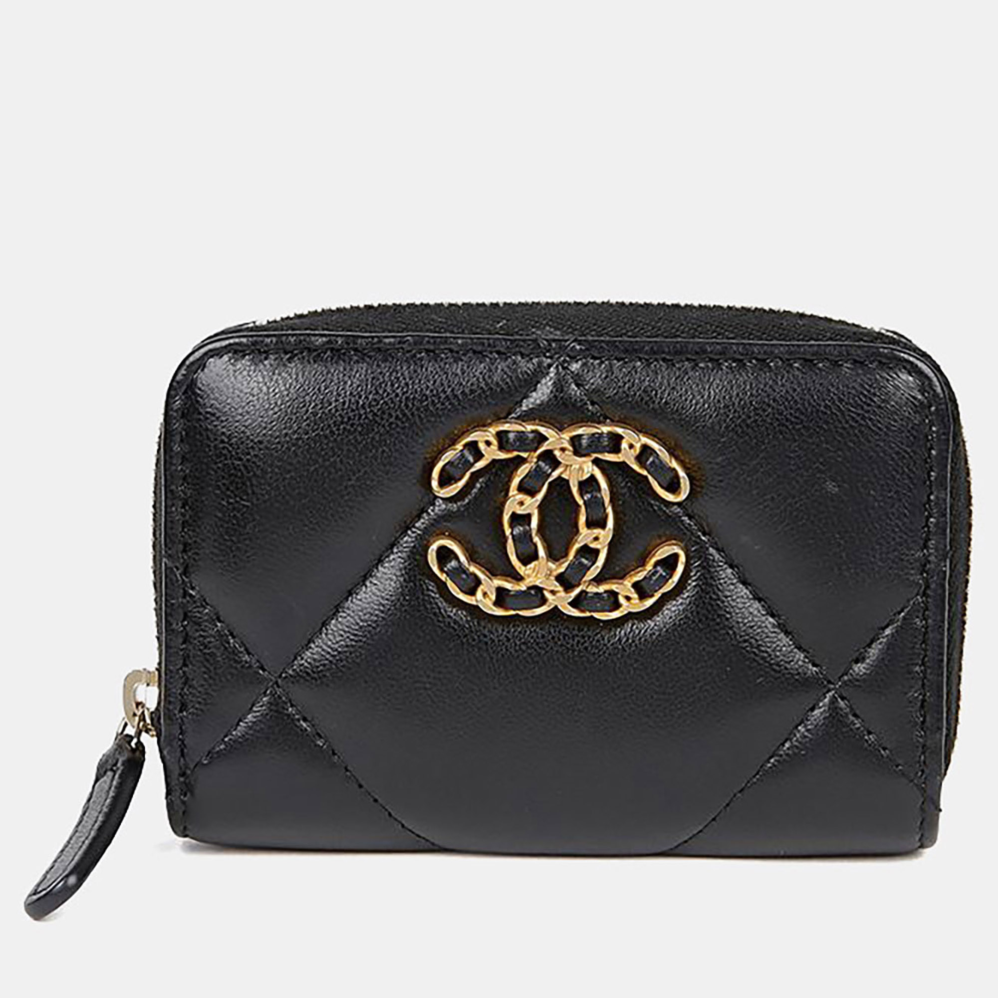 Chanel Black Leather Zip Coin Purse
Chanel Black Leather Zip Coin Purse