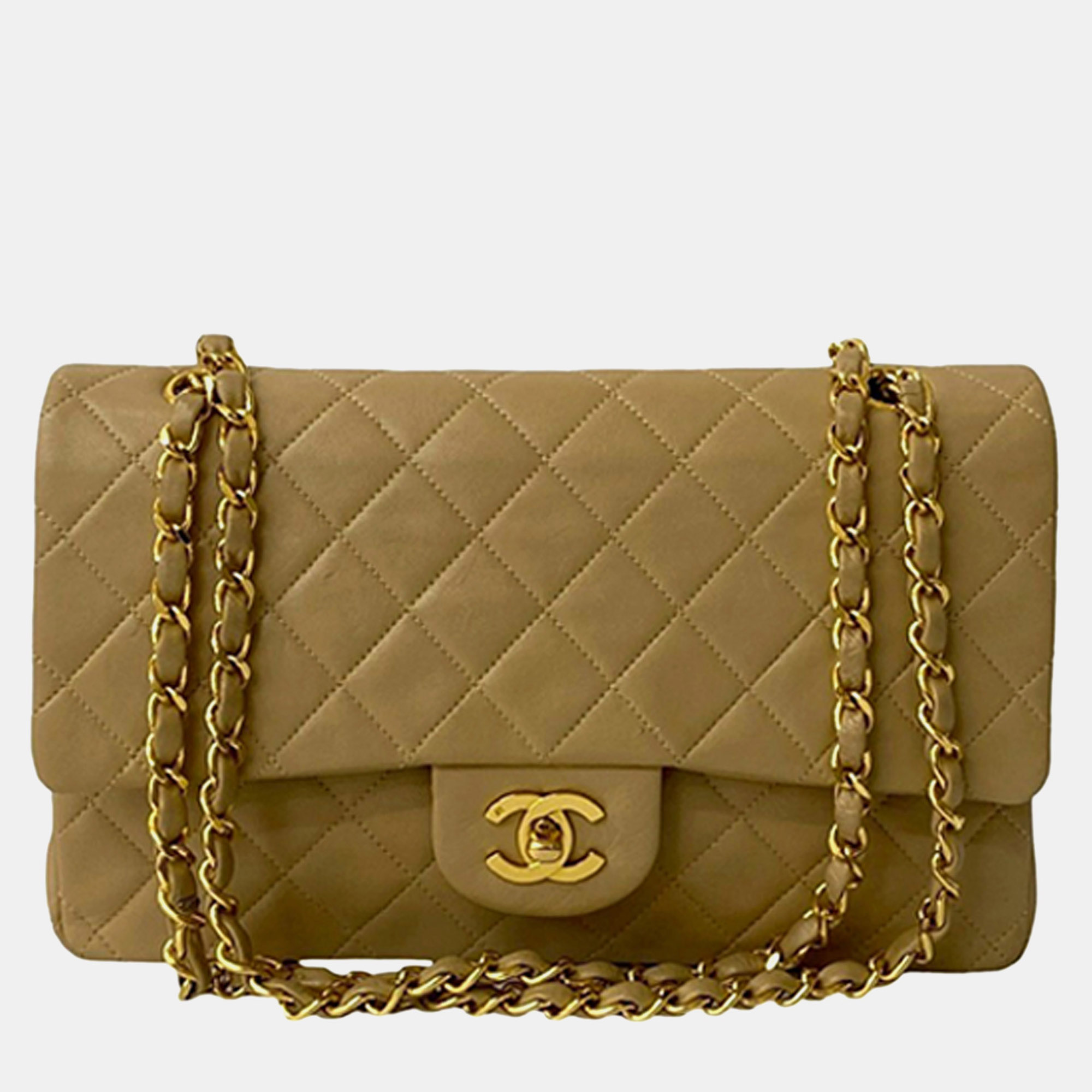 Chanel Brown Medium Classic Lambskin Double Flap
Chanel Brown Medium Classic Lambskin Double Flap