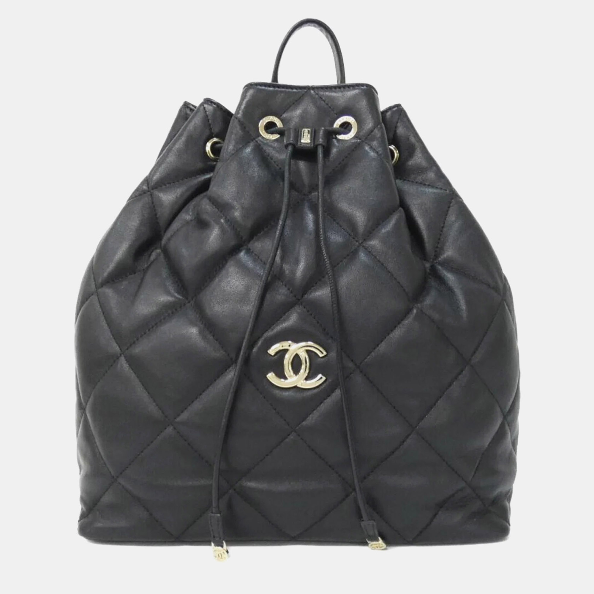 Chanel Black Leather Backpack
Chanel Black Leather Backpack