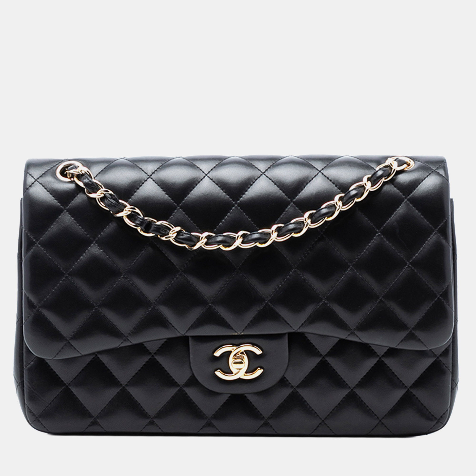 Chanel Black Jumbo Classic Lambskin Double Flap
Chanel Black Jumbo Classic Lambskin Double Flap