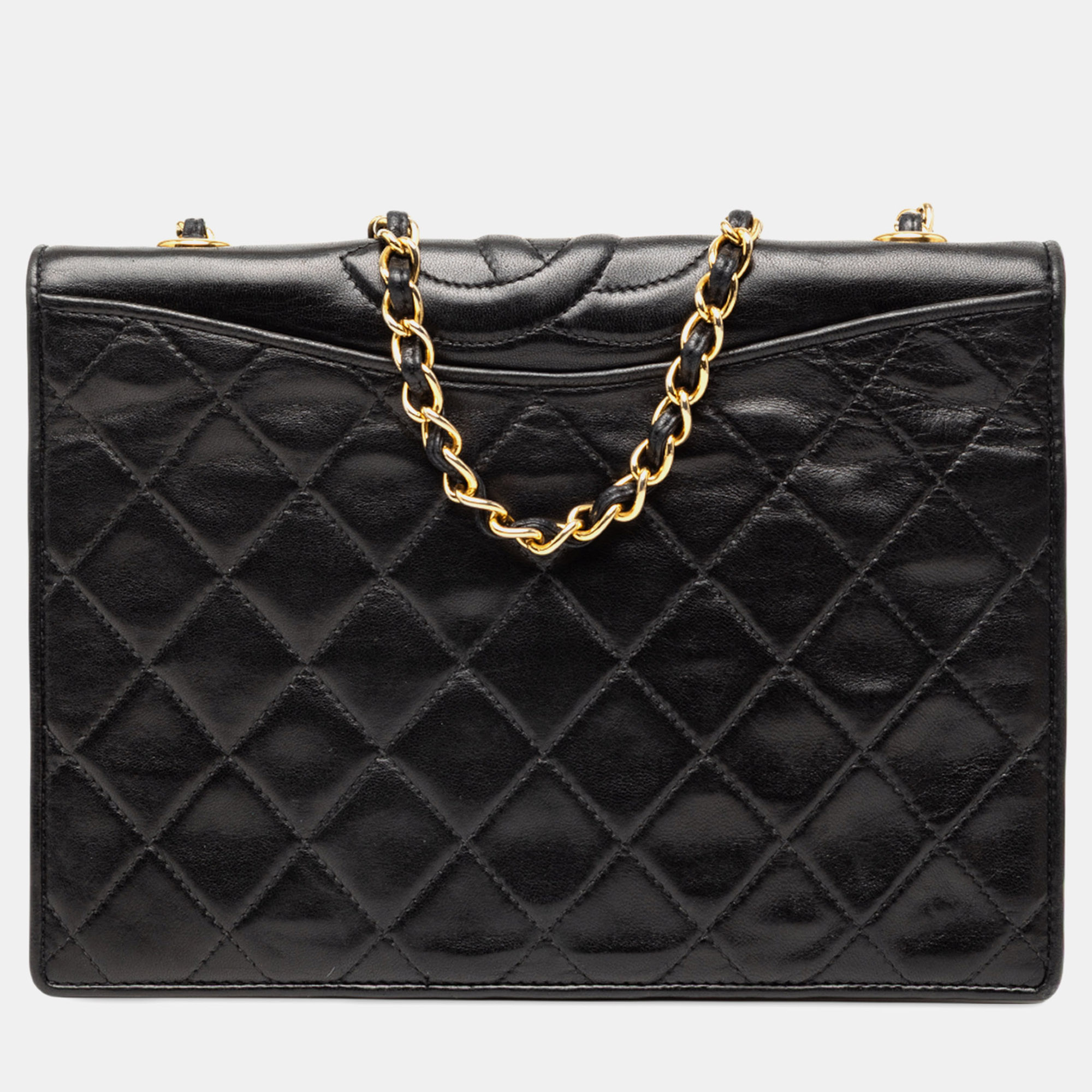 Chanel Black CC Quilted Lambskin Full Flap
Chanel Black CC Quilted Lambskin Full Flap