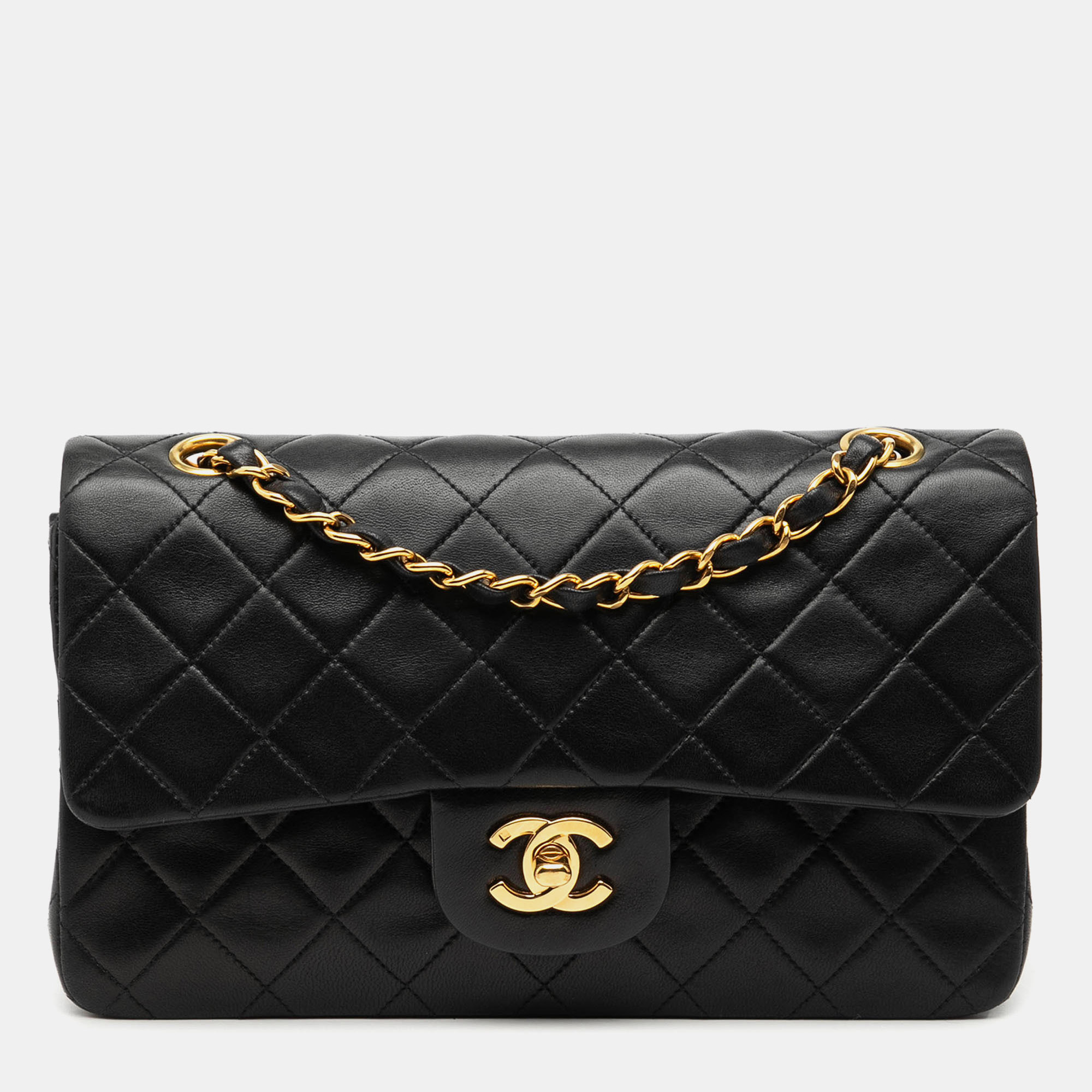 Chanel Black Small Classic Lambskin Double Flap
Chanel Black Small Classic Lambskin Double Flap