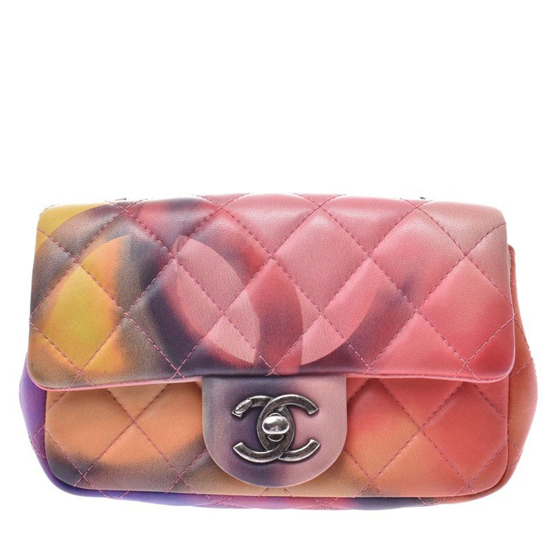 Chanel Multicolor Matlasse Leather Chain Shoulder Bag